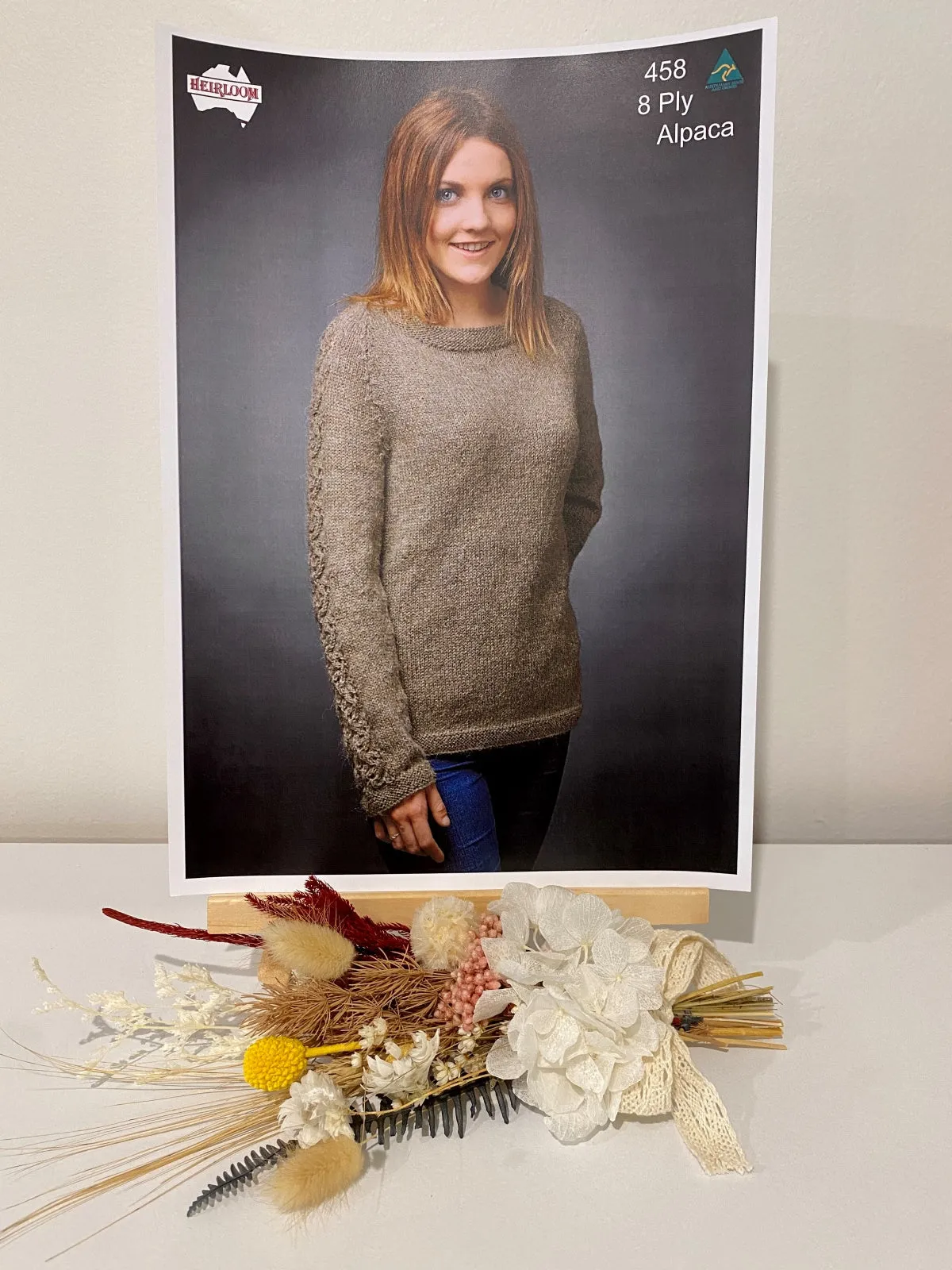 458 - Woman's Jumper - 8ply Pattern (No Return)