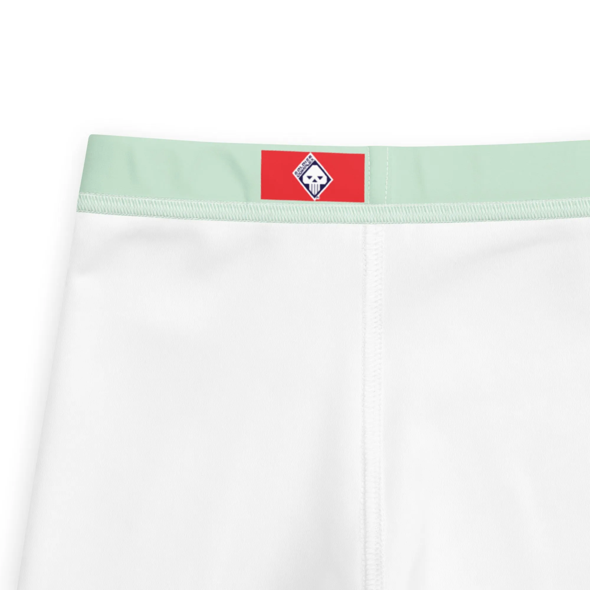 Active Adventures: Solid Color Leggings for Young Girls - Surf Crest