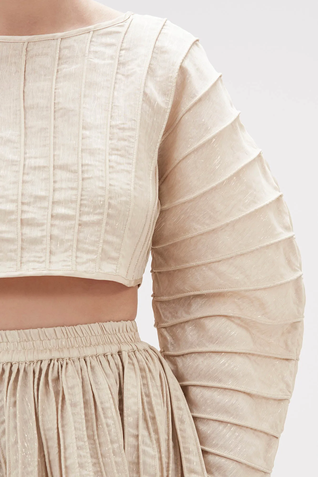 Afaf Handpiped Top