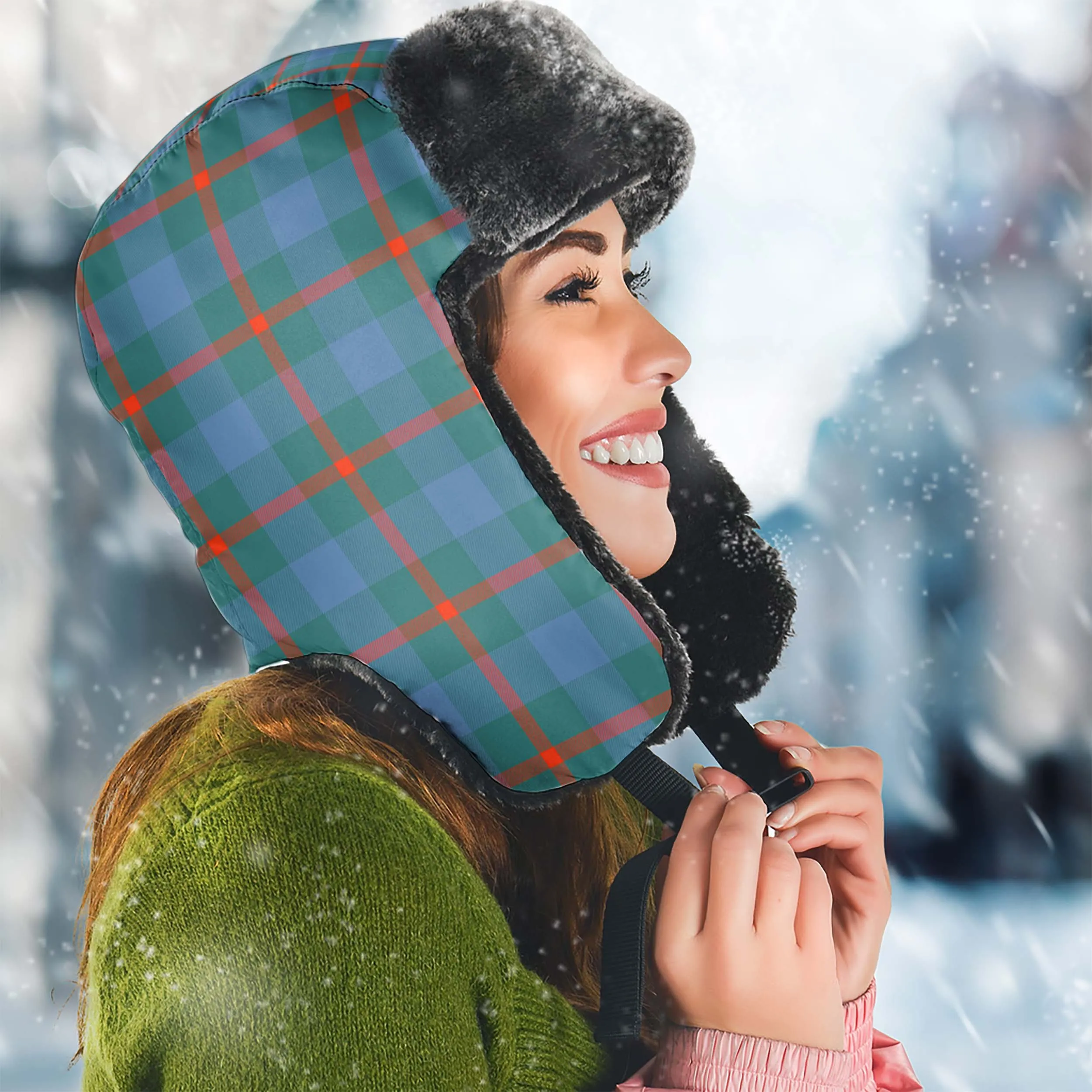 Agnew Ancient Tartan Winter Trapper Hat