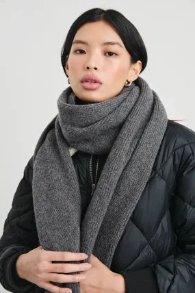 ALPS CASHMERE SILK SCARF - THUNDER
