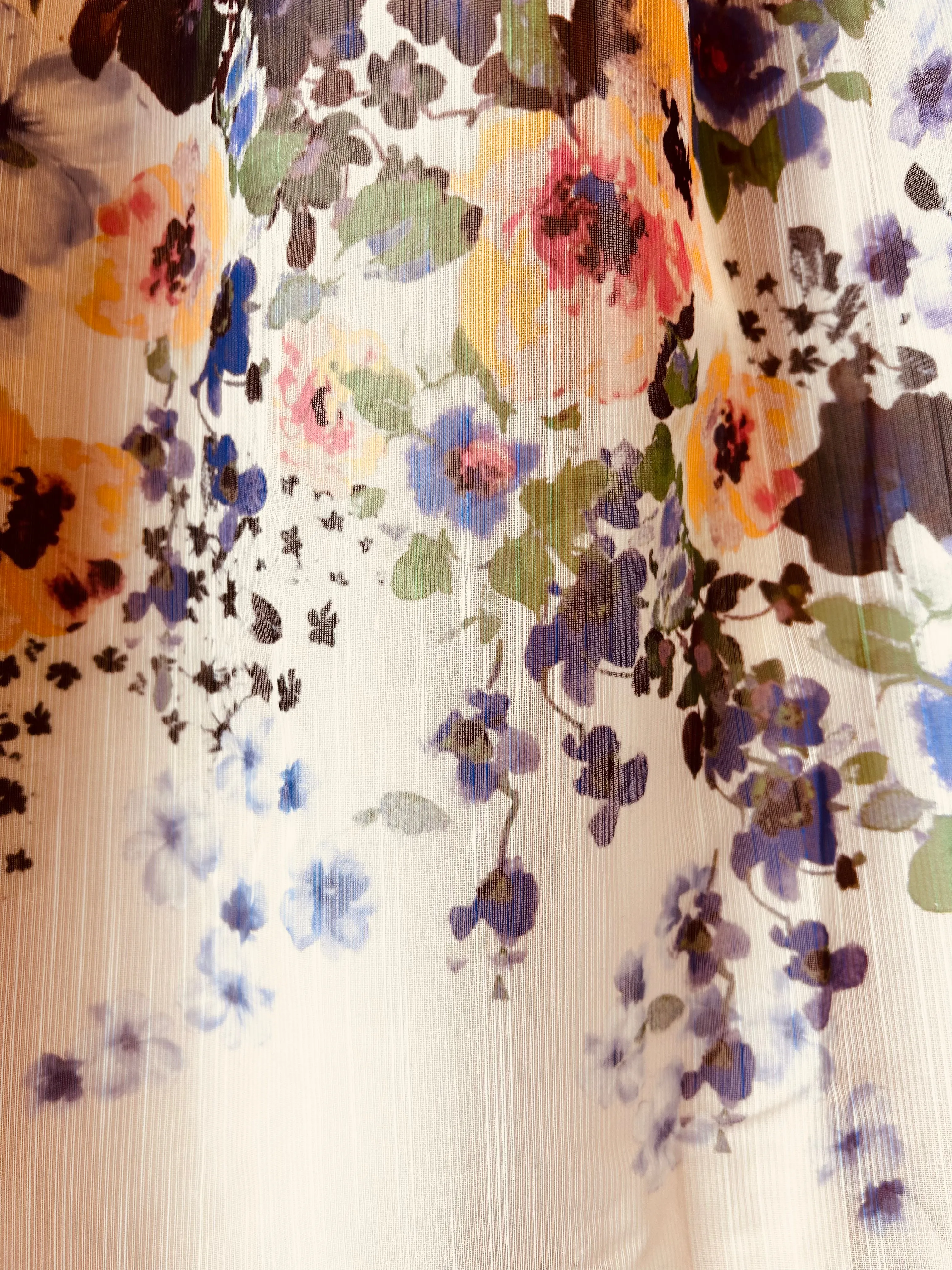Amy Floral Bouquet Print Midi Dress