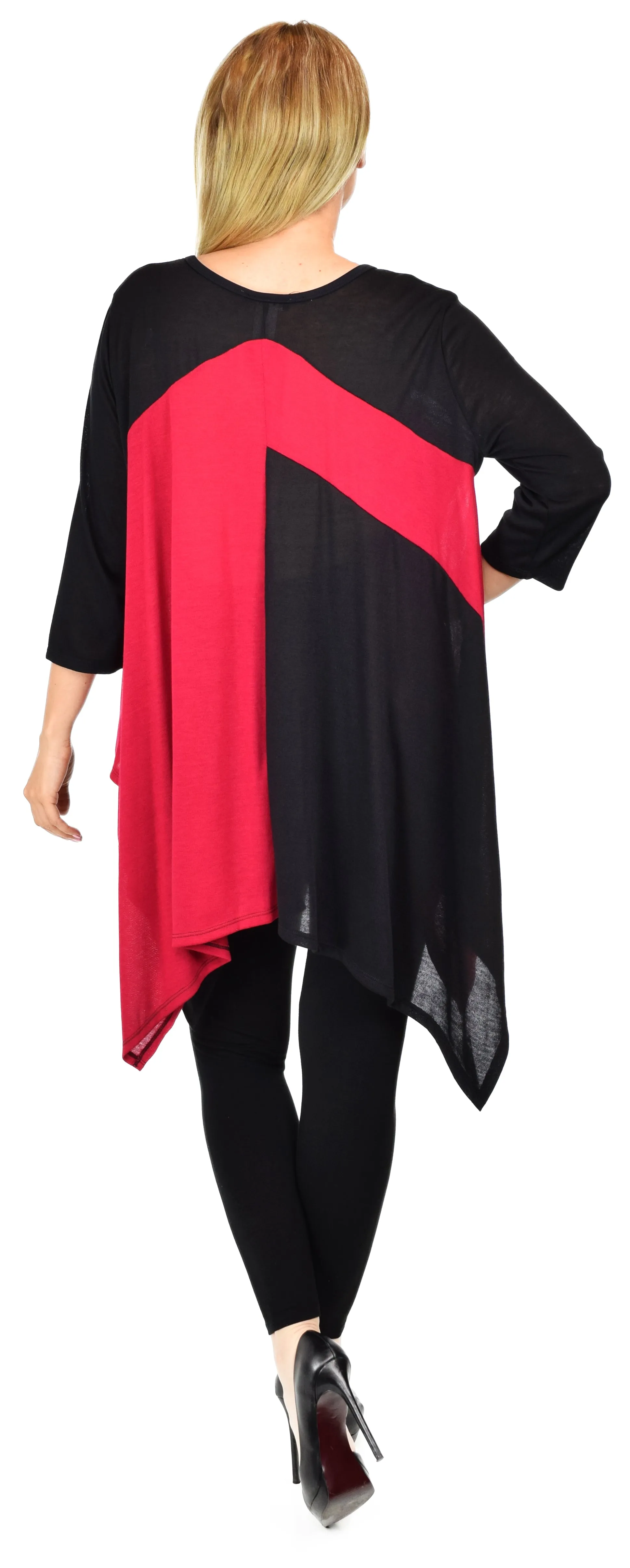 Artsy Tunic, Lagenlook top, Plus size tunic, M.L,1XL,2XL,3XL