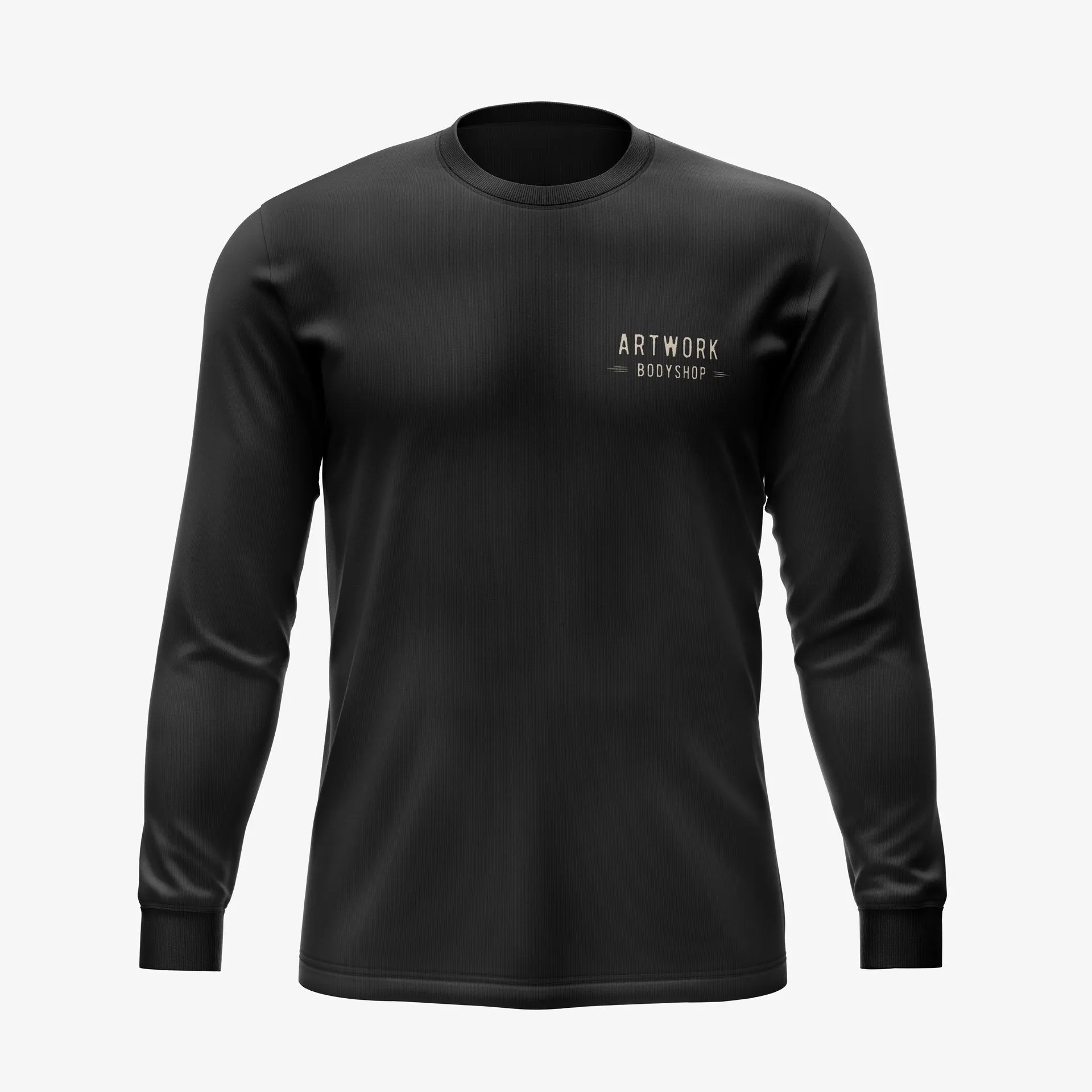 Artwork Vintage Logo Long Sleeve Shirt - Black