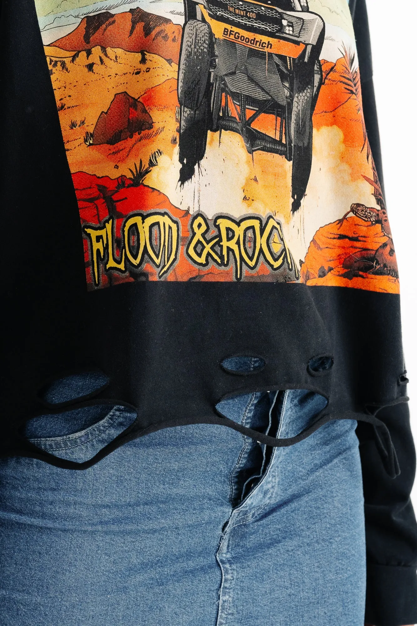 Black Graphic Top