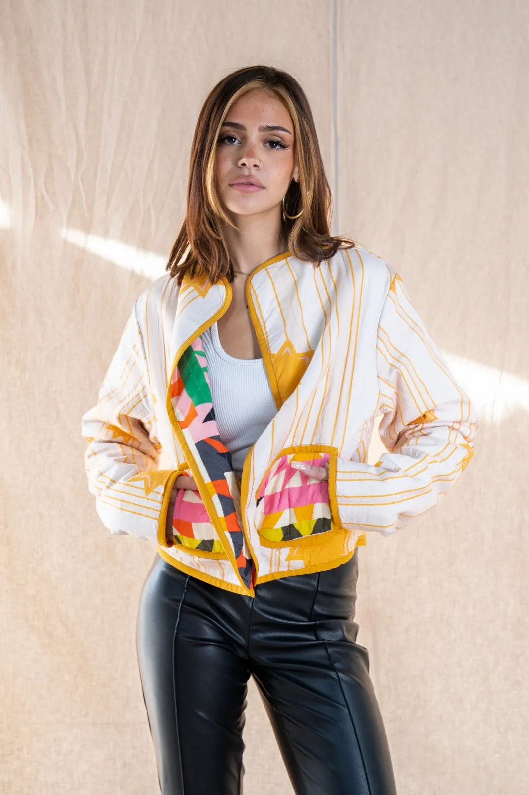 Bold Fusion Double-Faced Jacket