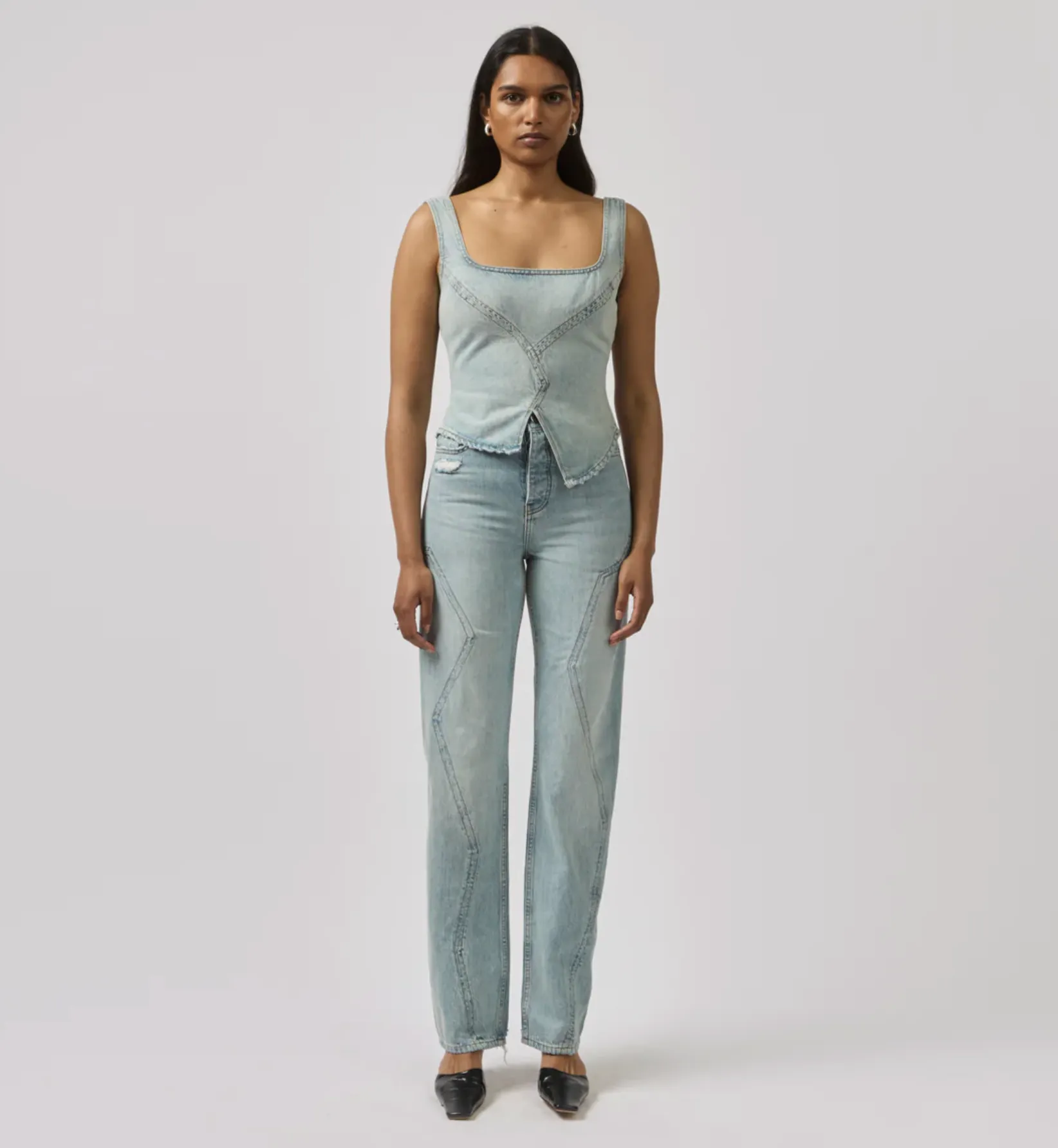Broken Corset Blue Haze