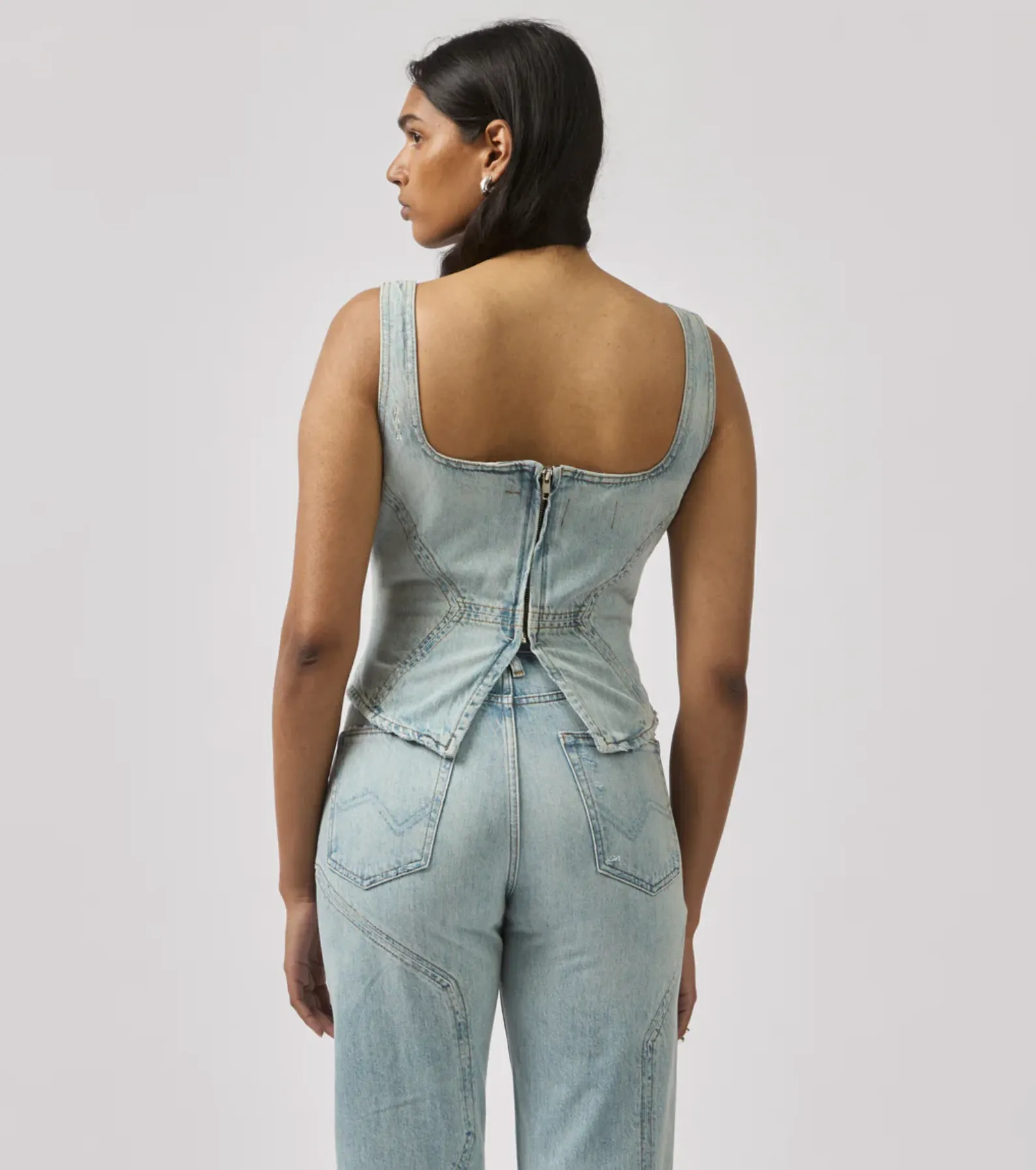 Broken Corset Blue Haze