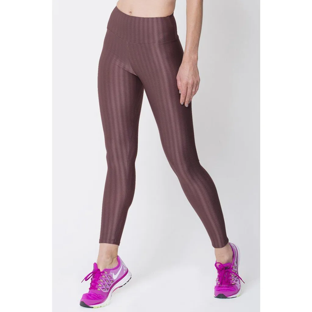 Brown 3D Disco Leggings
