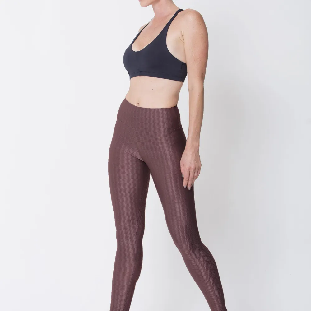 Brown 3D Disco Leggings