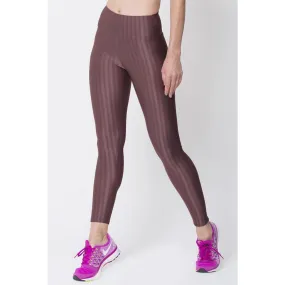 Brown 3D Disco Leggings