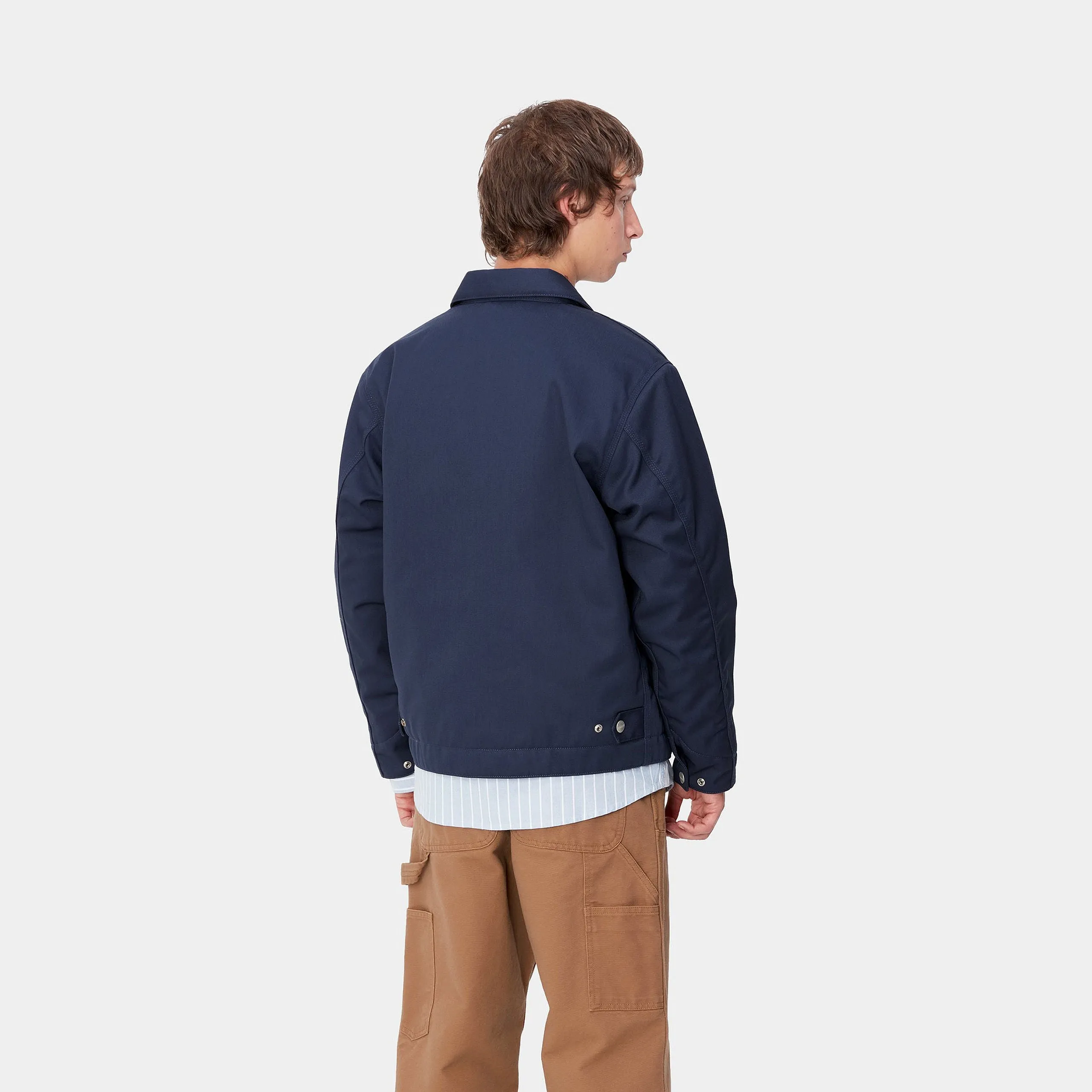 Carhartt WIP Mens Module Script Jacket - Air Force Blue / White