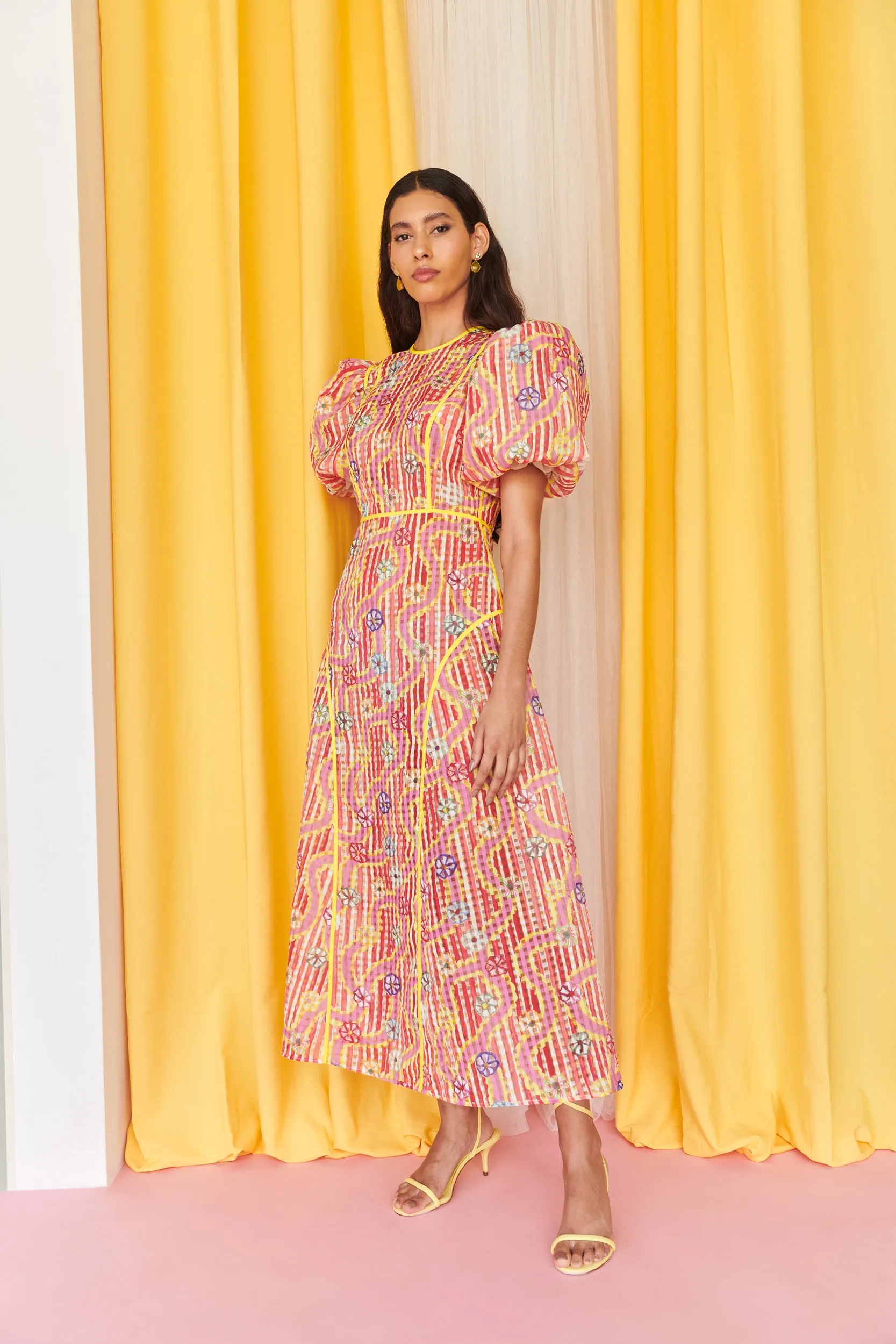 CELIA B NAMMU DRESS YELLOW 125