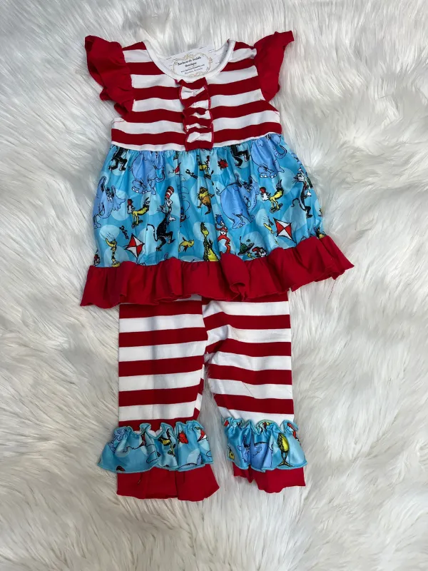 Character Tunic & Stripe Capris Outfit