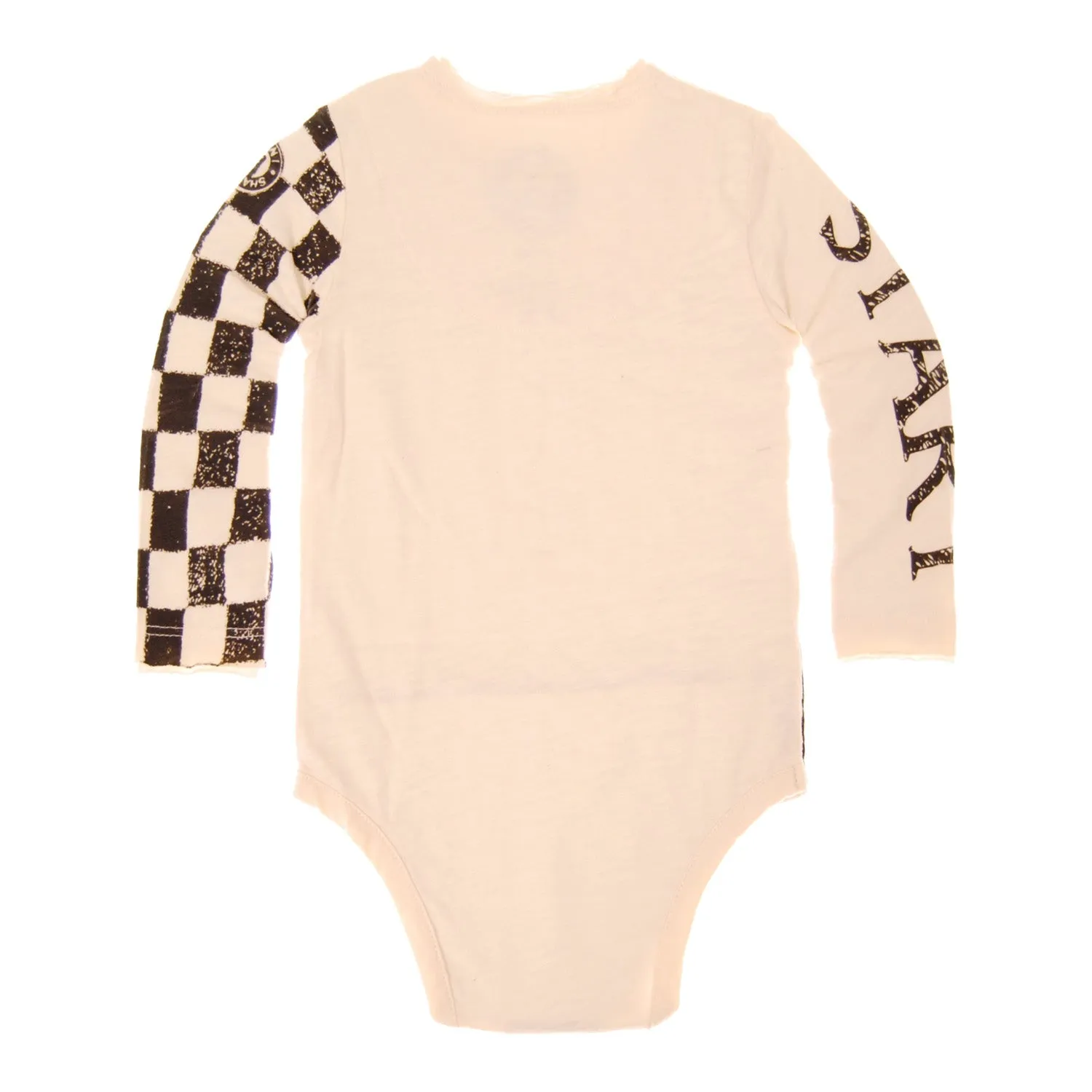 Checker Racers Henley Bodysuit by: Mini Shatsu