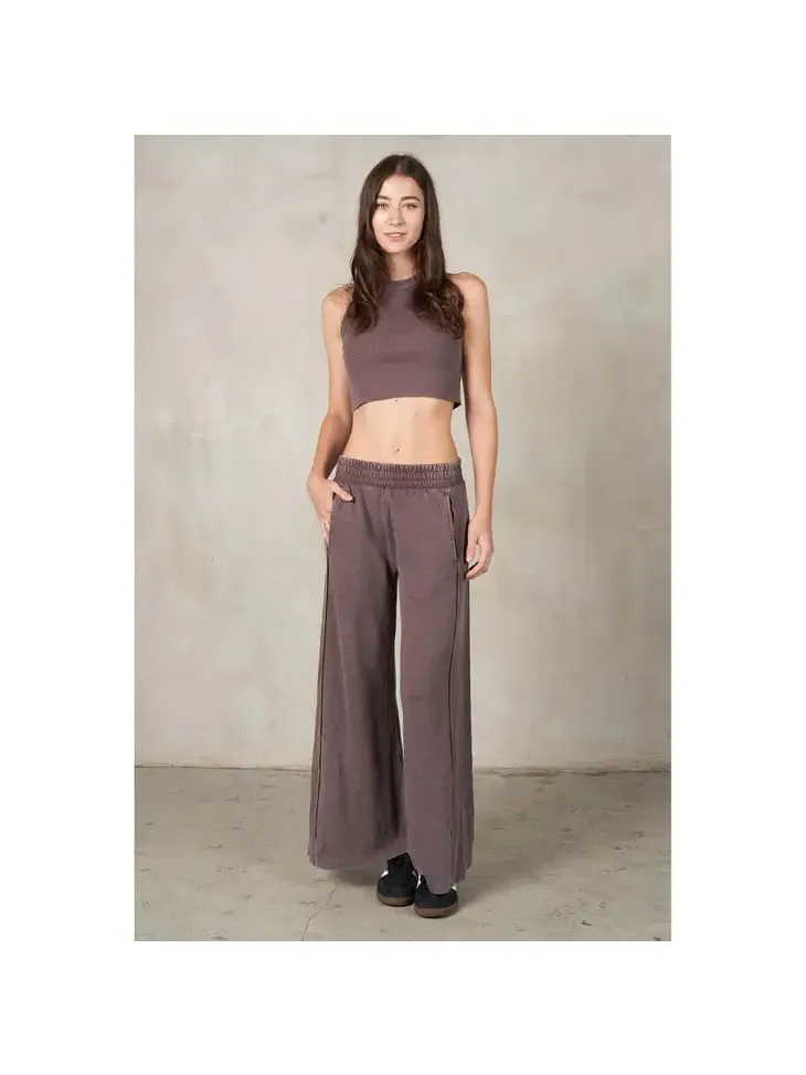 Chocolate Set Halter Crop Top