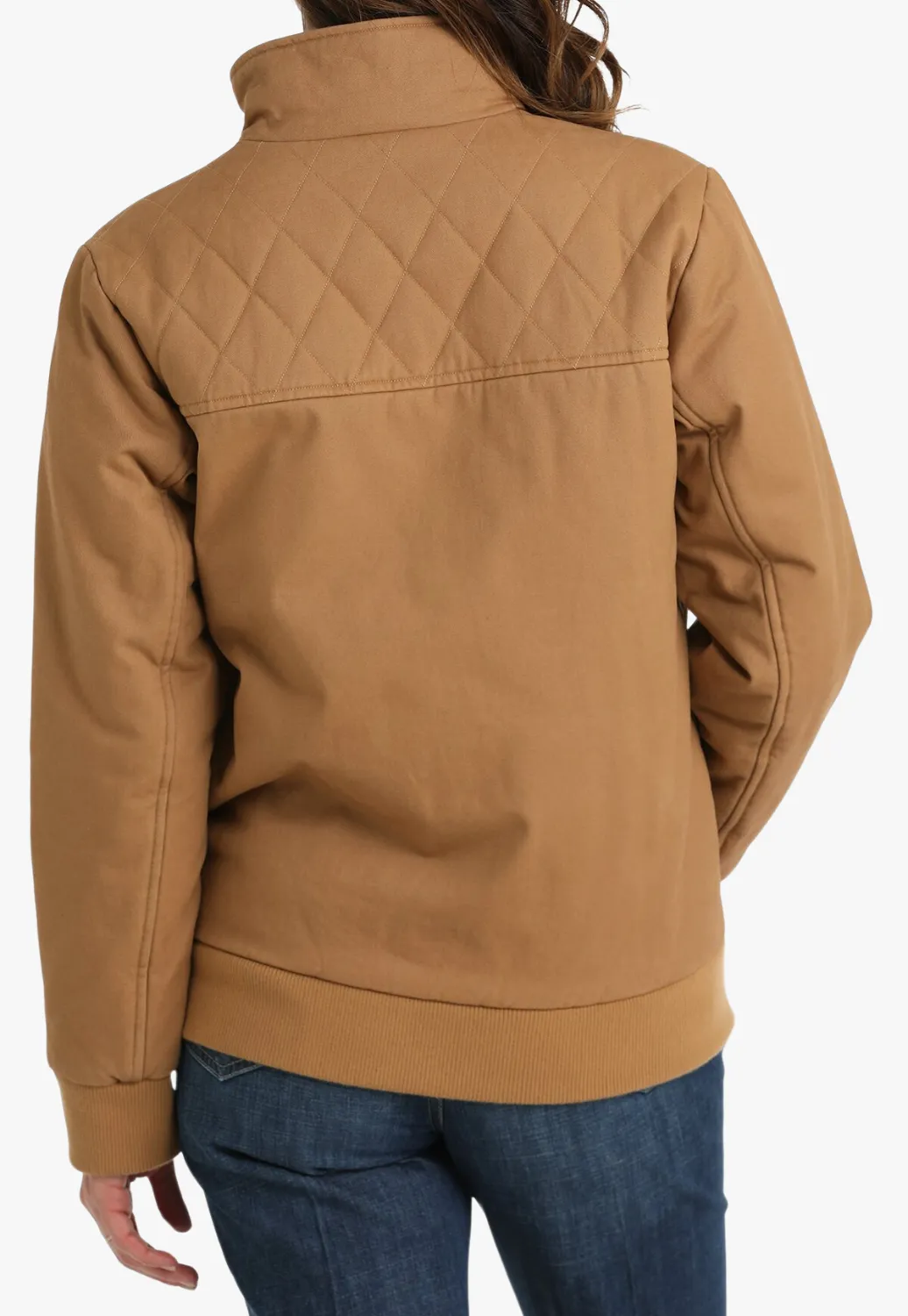 Cinch Womens Canvas Bomber Jacket