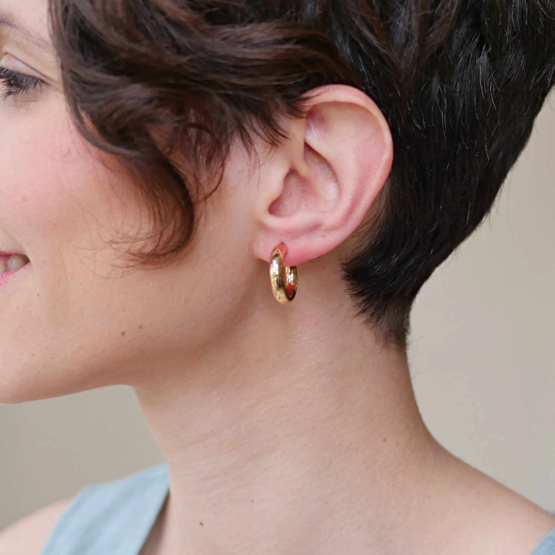 Classic Gold Hoop Earrings