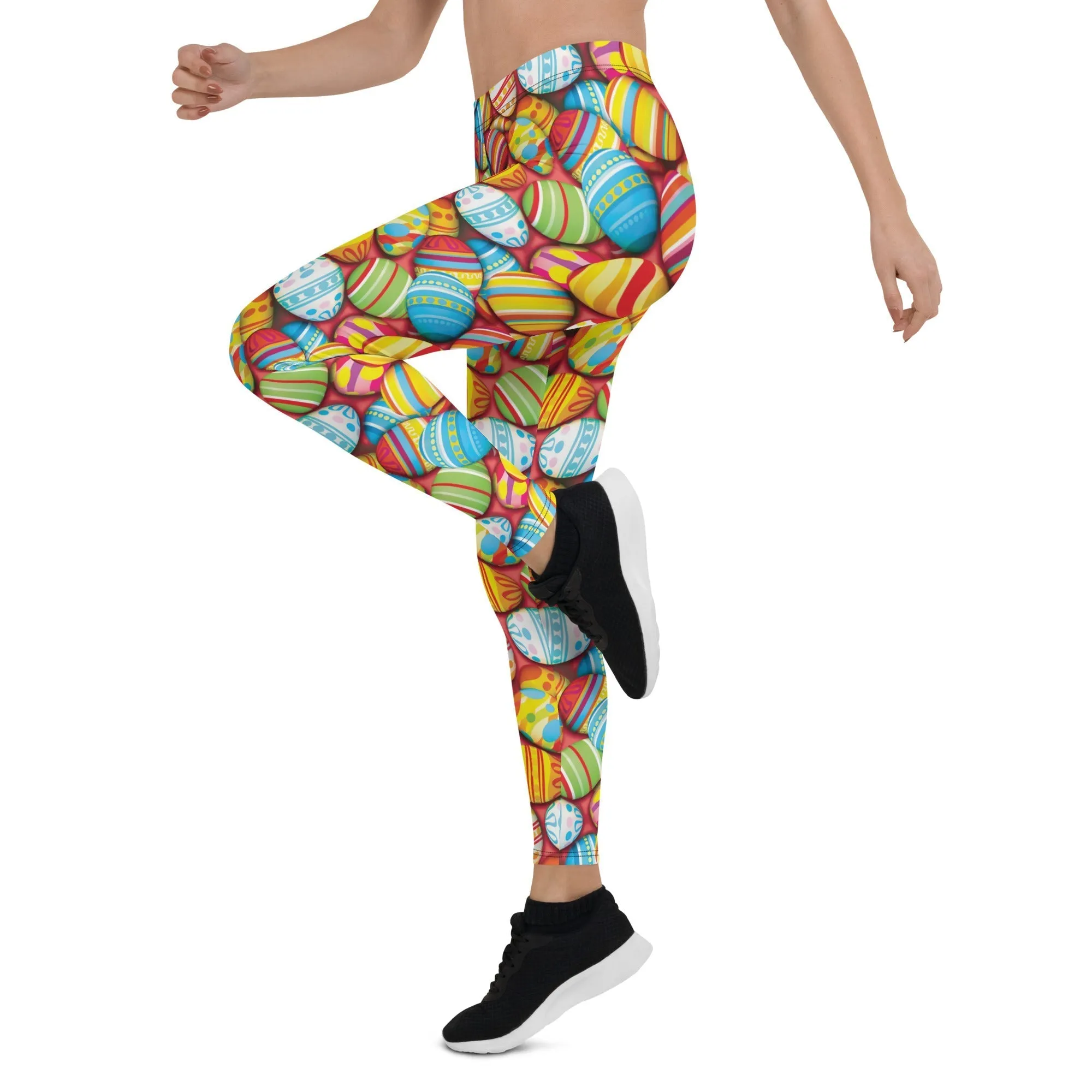 Colorful Easter Eggs Leggings