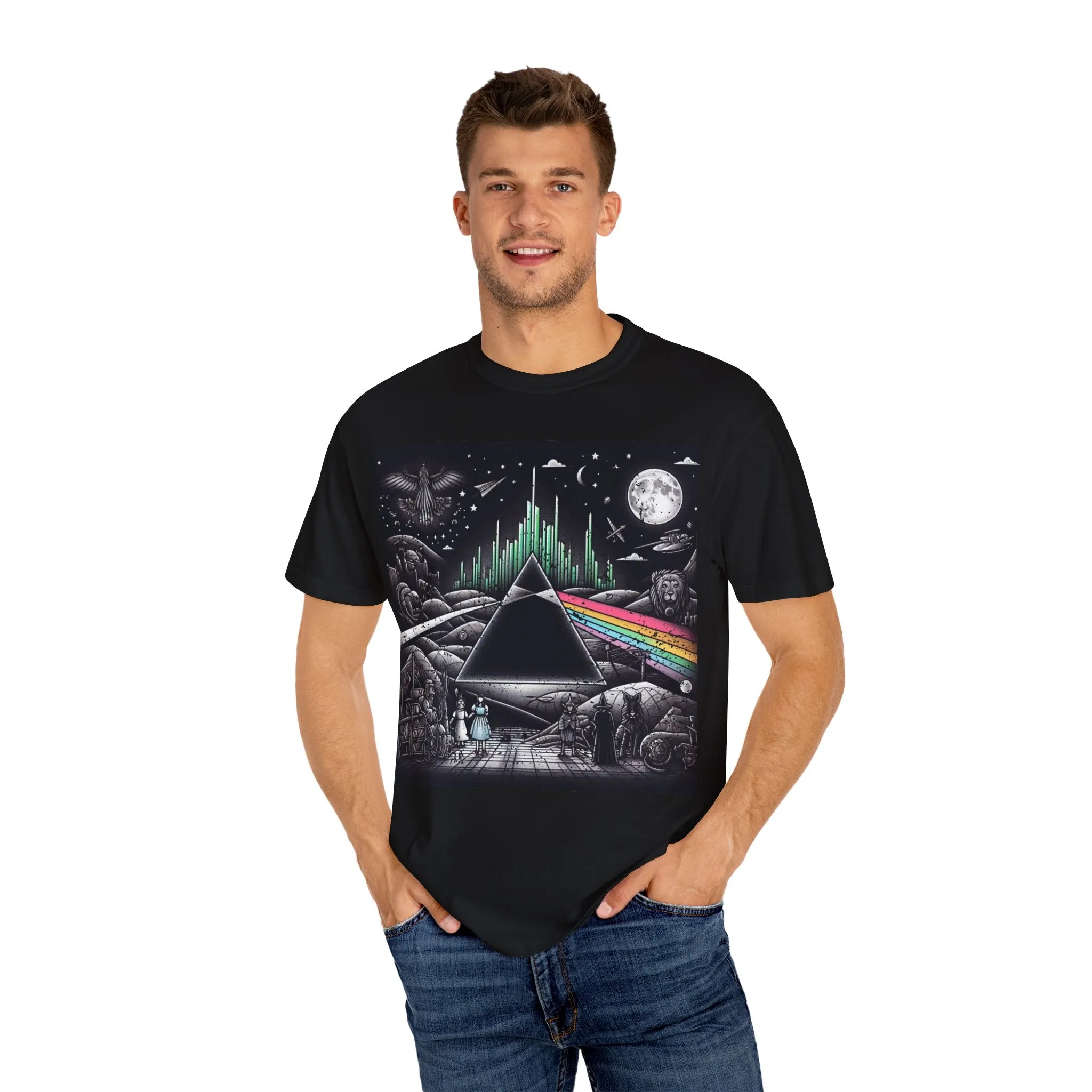 Dark Side of the Rainbow - Unisex Garment-Dyed T-shirt