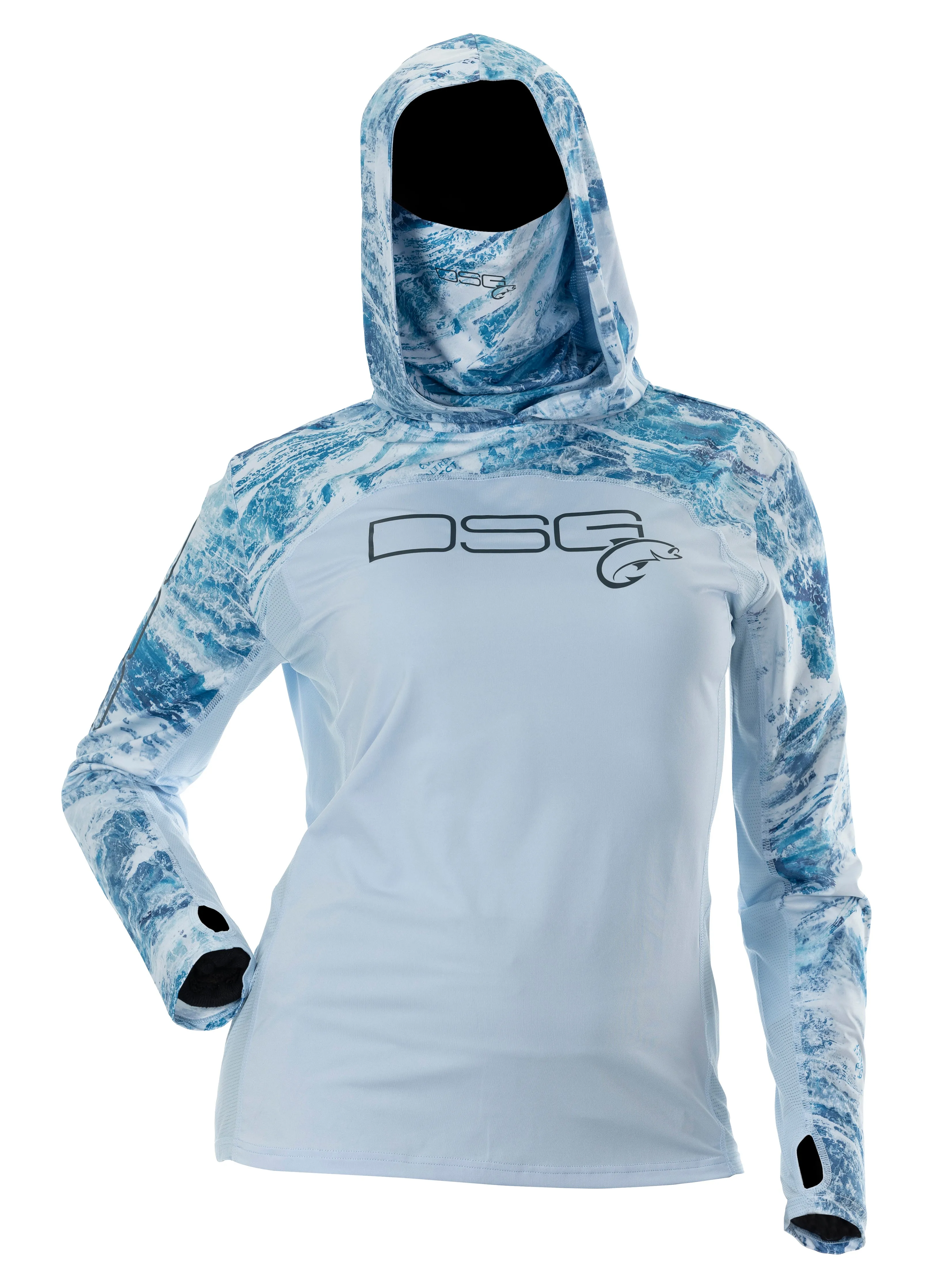 DSG Chloe Plus Size Hooded Sun Shirt