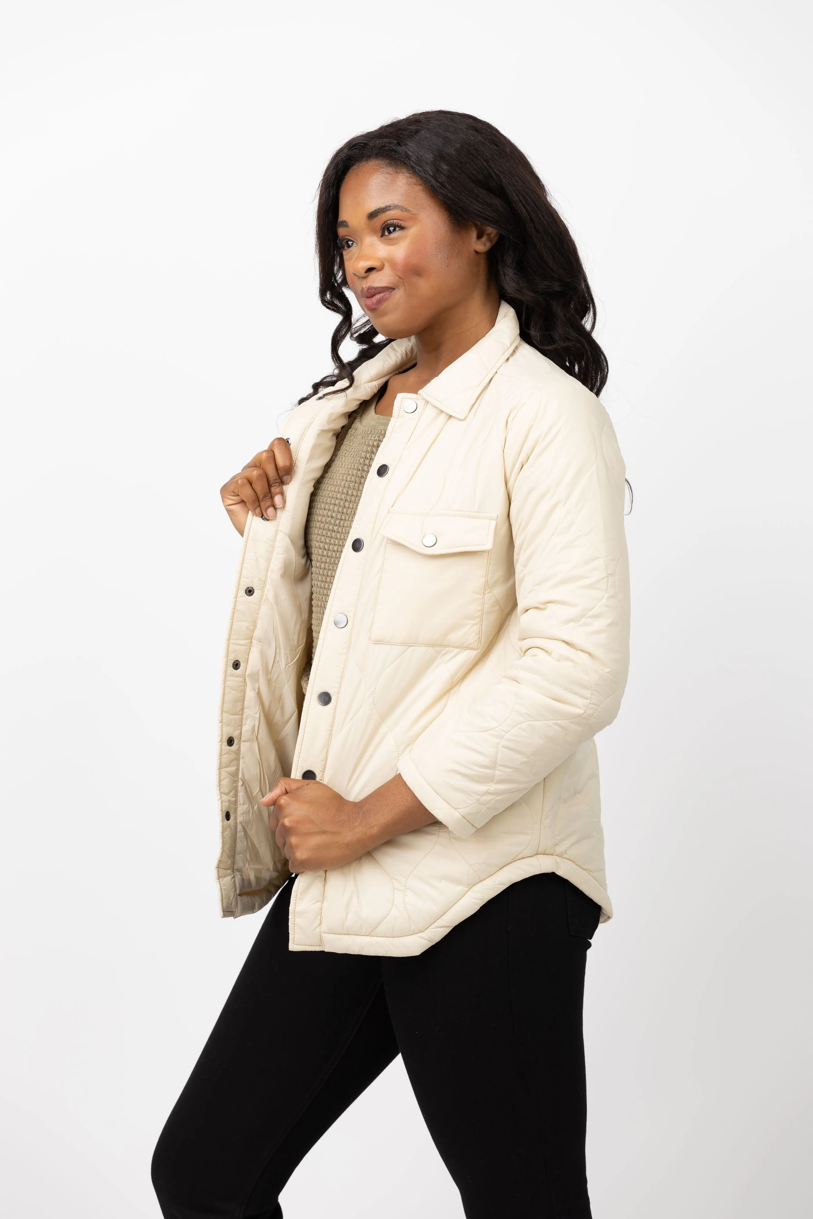 Dylan Hunter Jacket in Off White