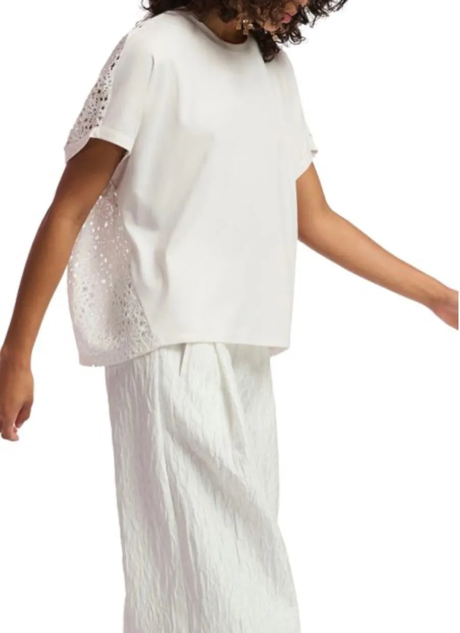 Edgers Lace Back Tee