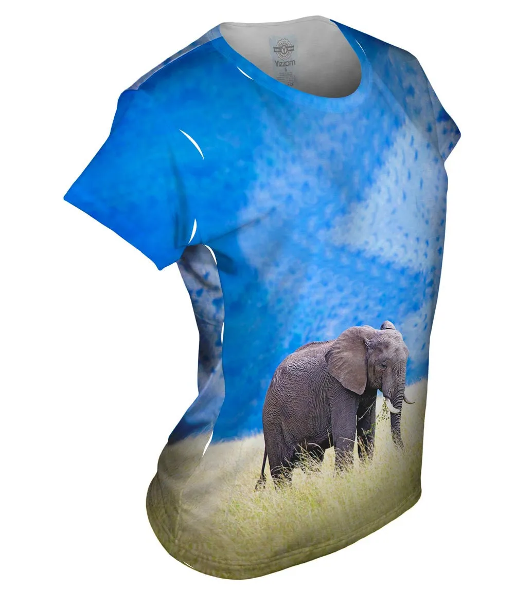 Elephant In Tall Grass