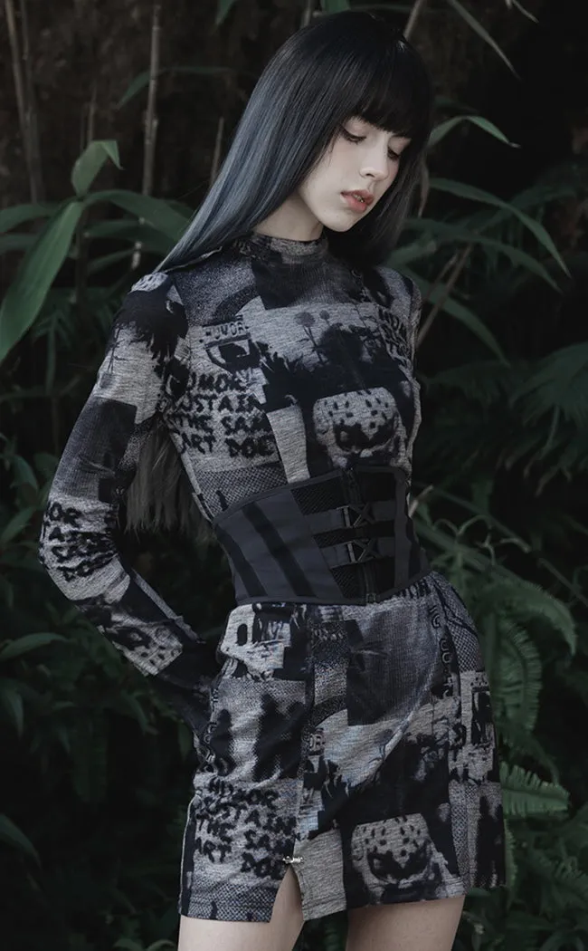 Ex Machina Corset Belt | Grey