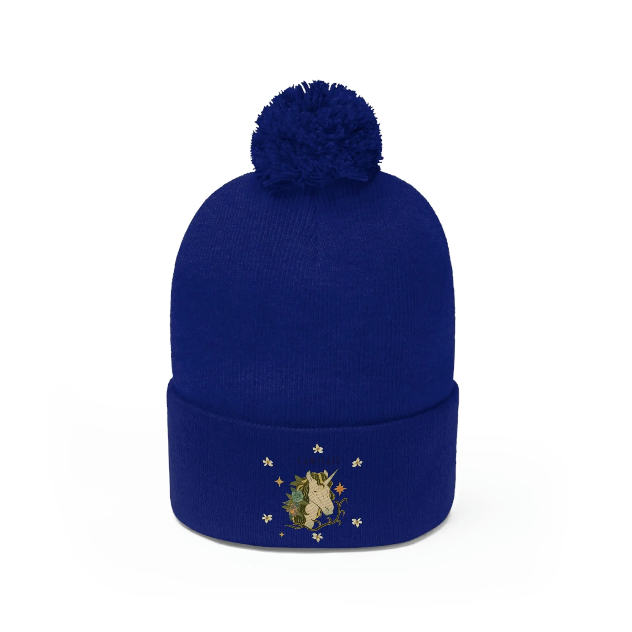 Fairytale Horse POD Pom Pom Beanie