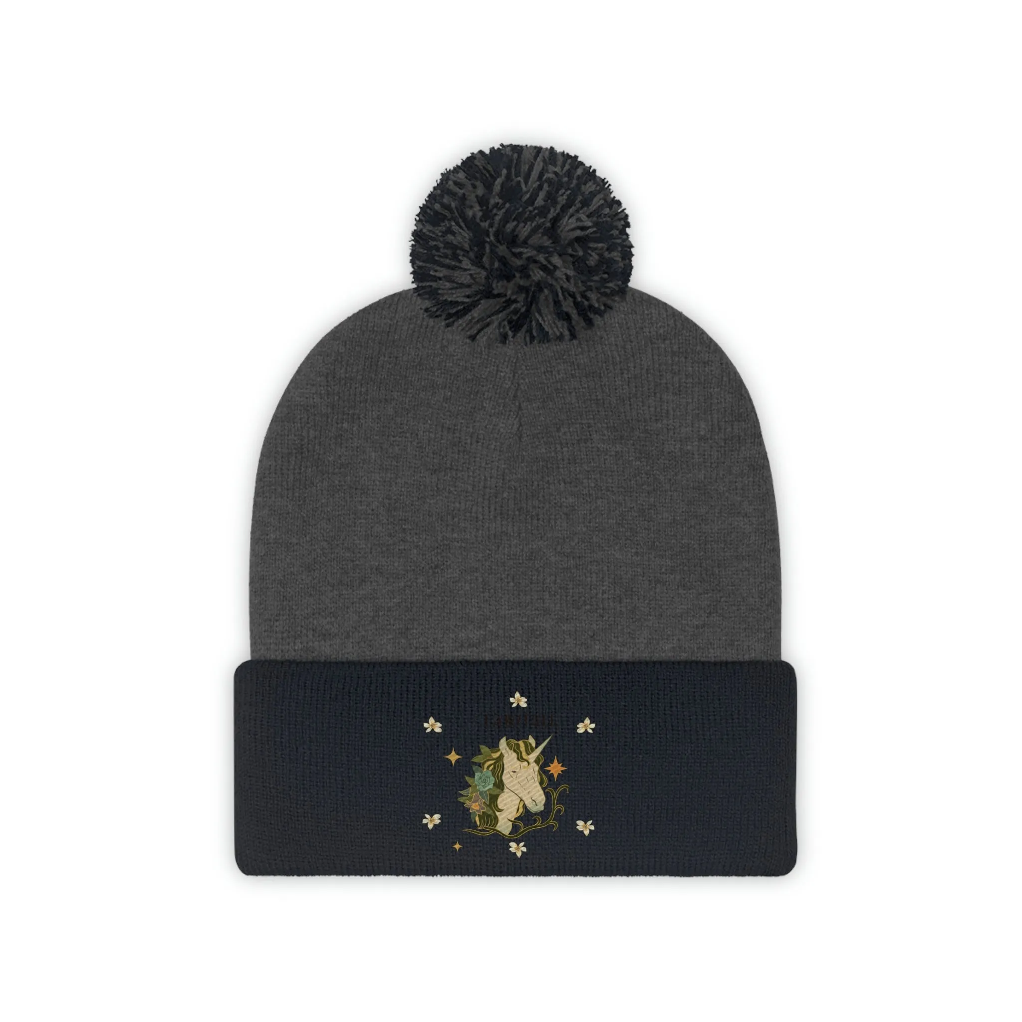 Fairytale Horse POD Pom Pom Beanie
