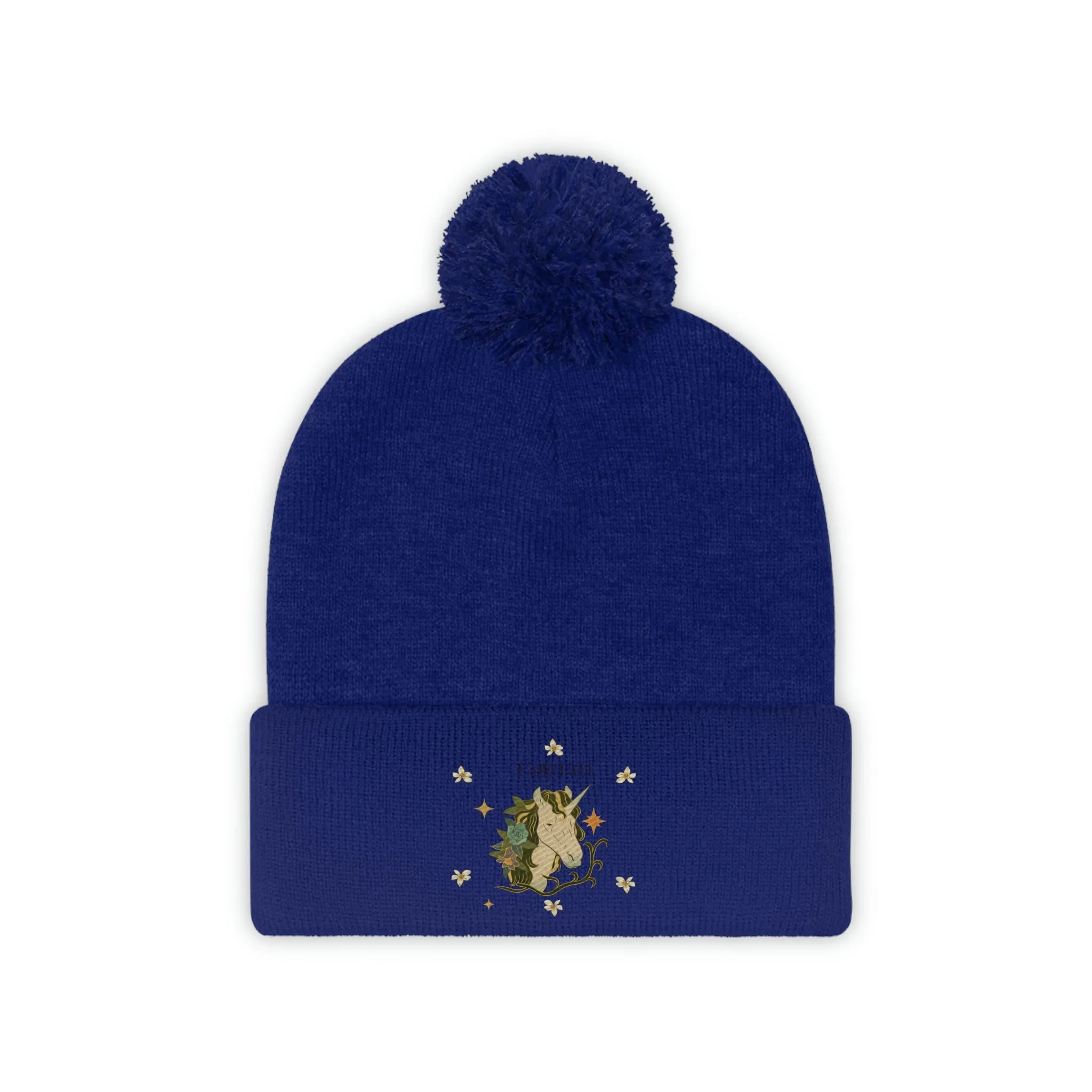 Fairytale Horse POD Pom Pom Beanie