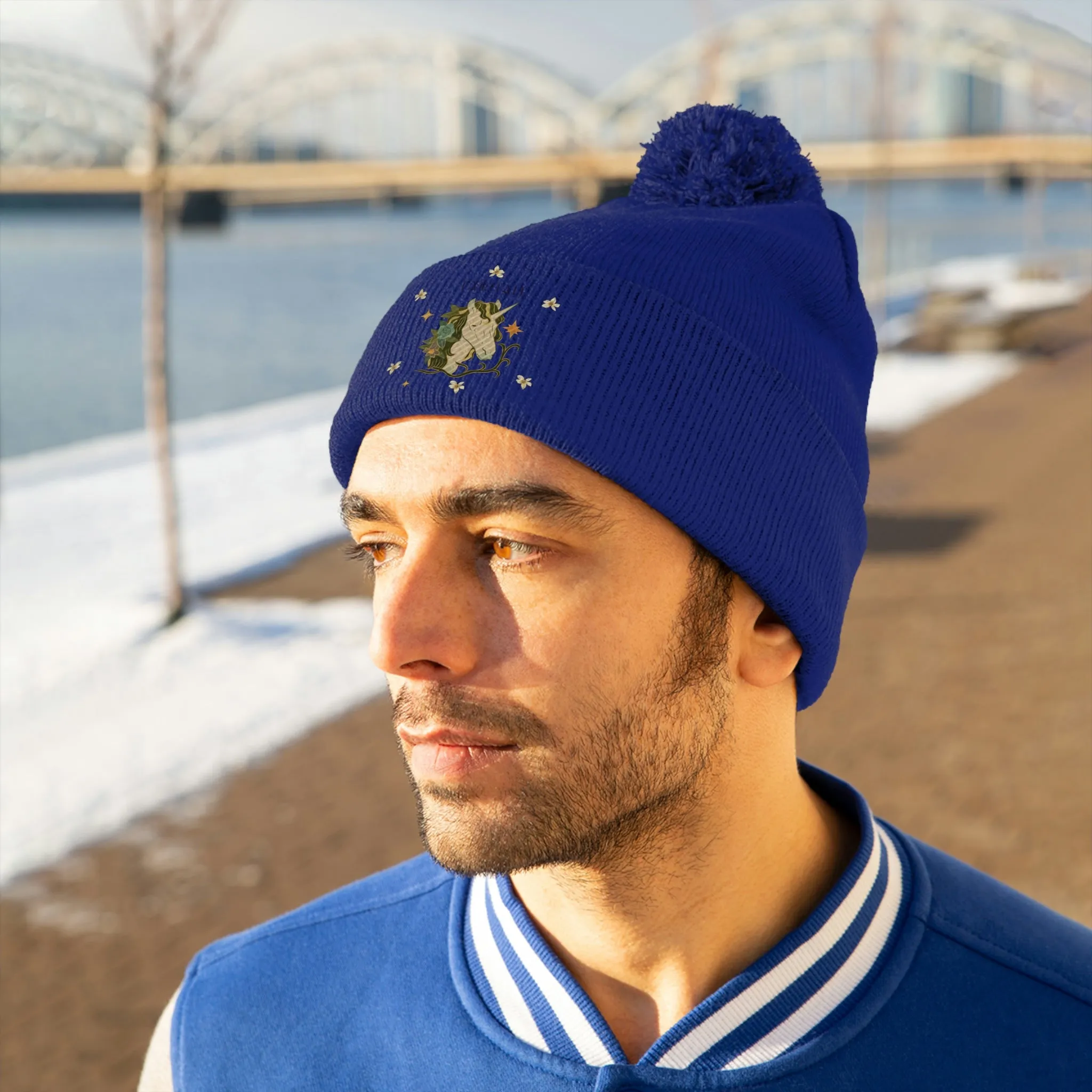 Fairytale Horse POD Pom Pom Beanie