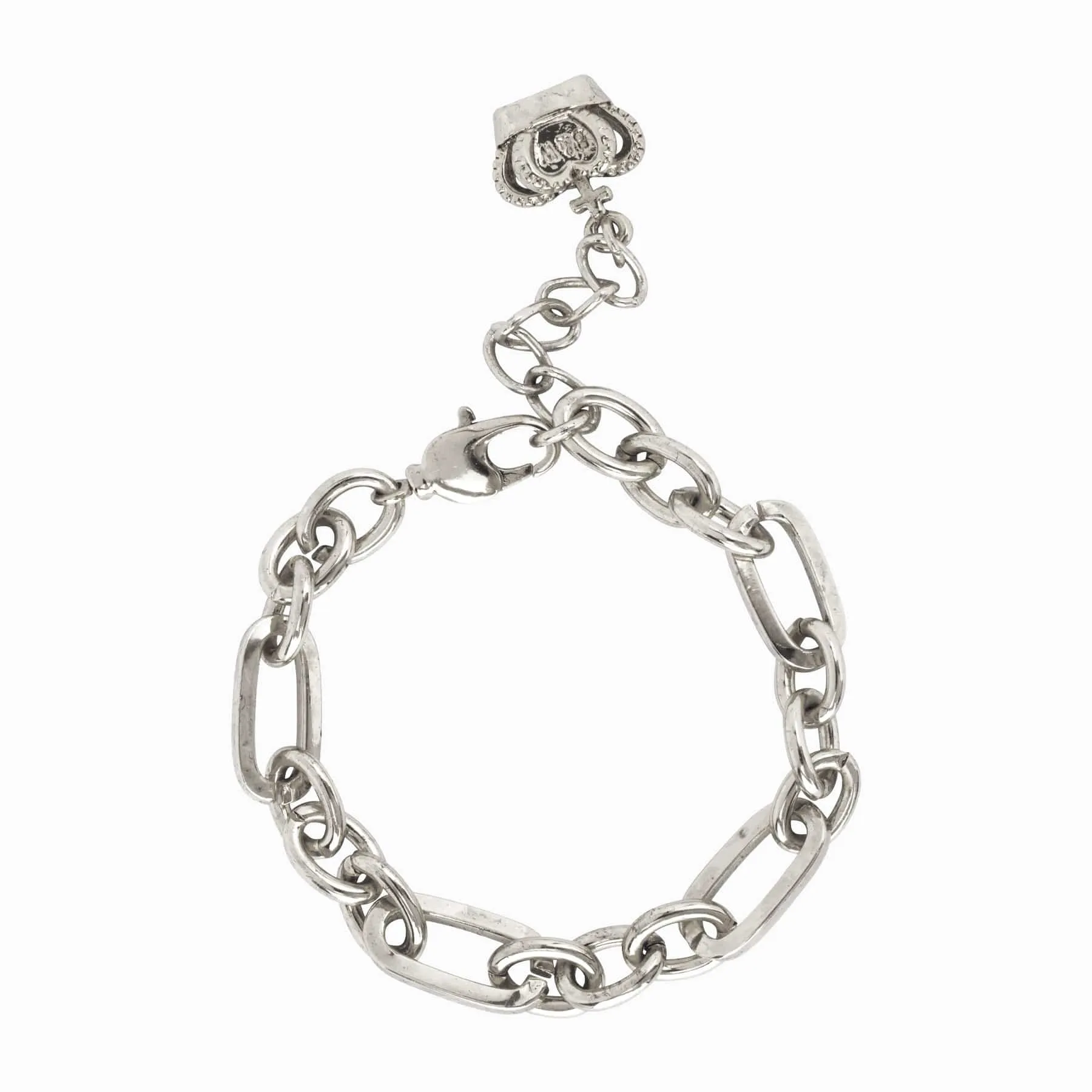 Figaro Chain Link Bracelet