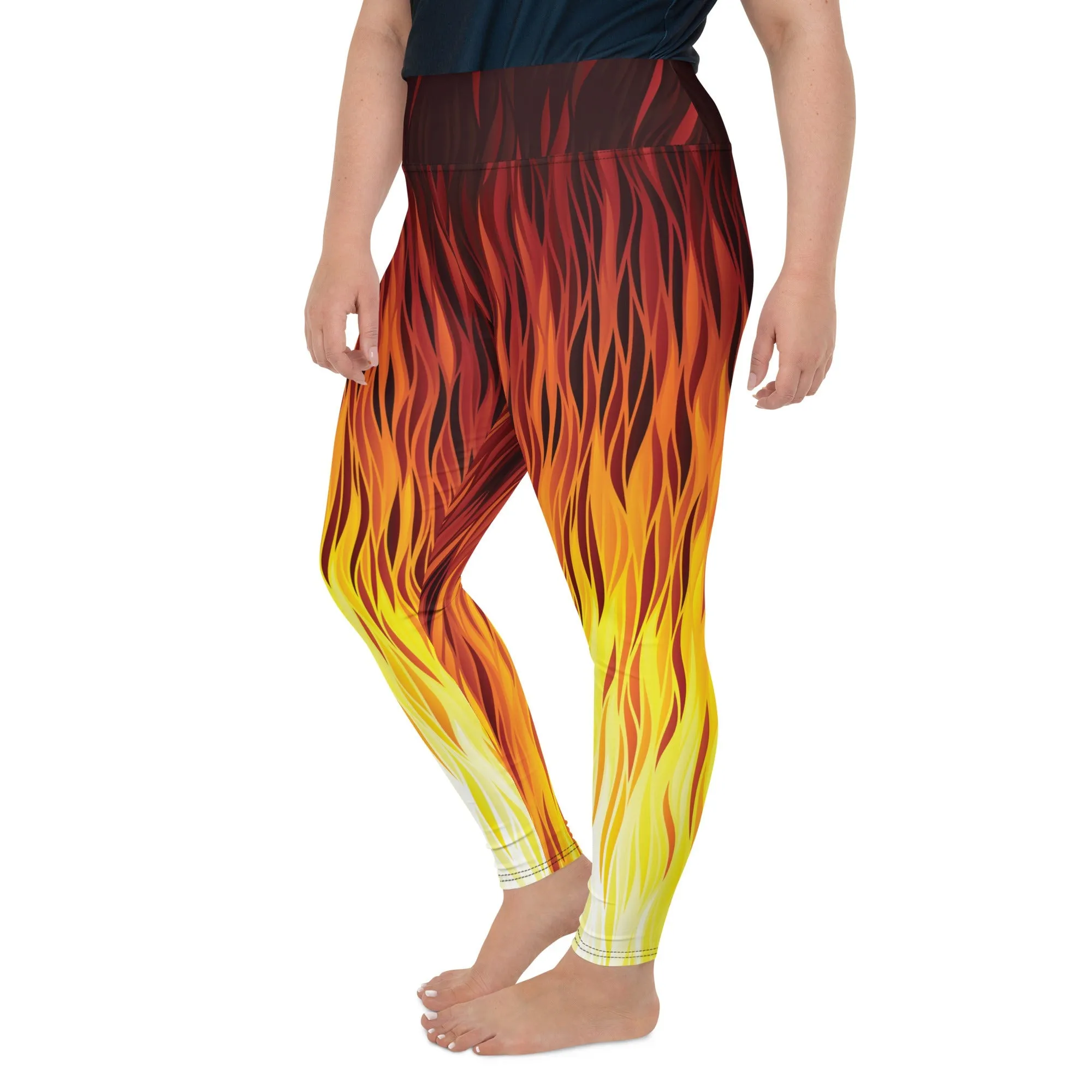 Fire Plus Size Leggings