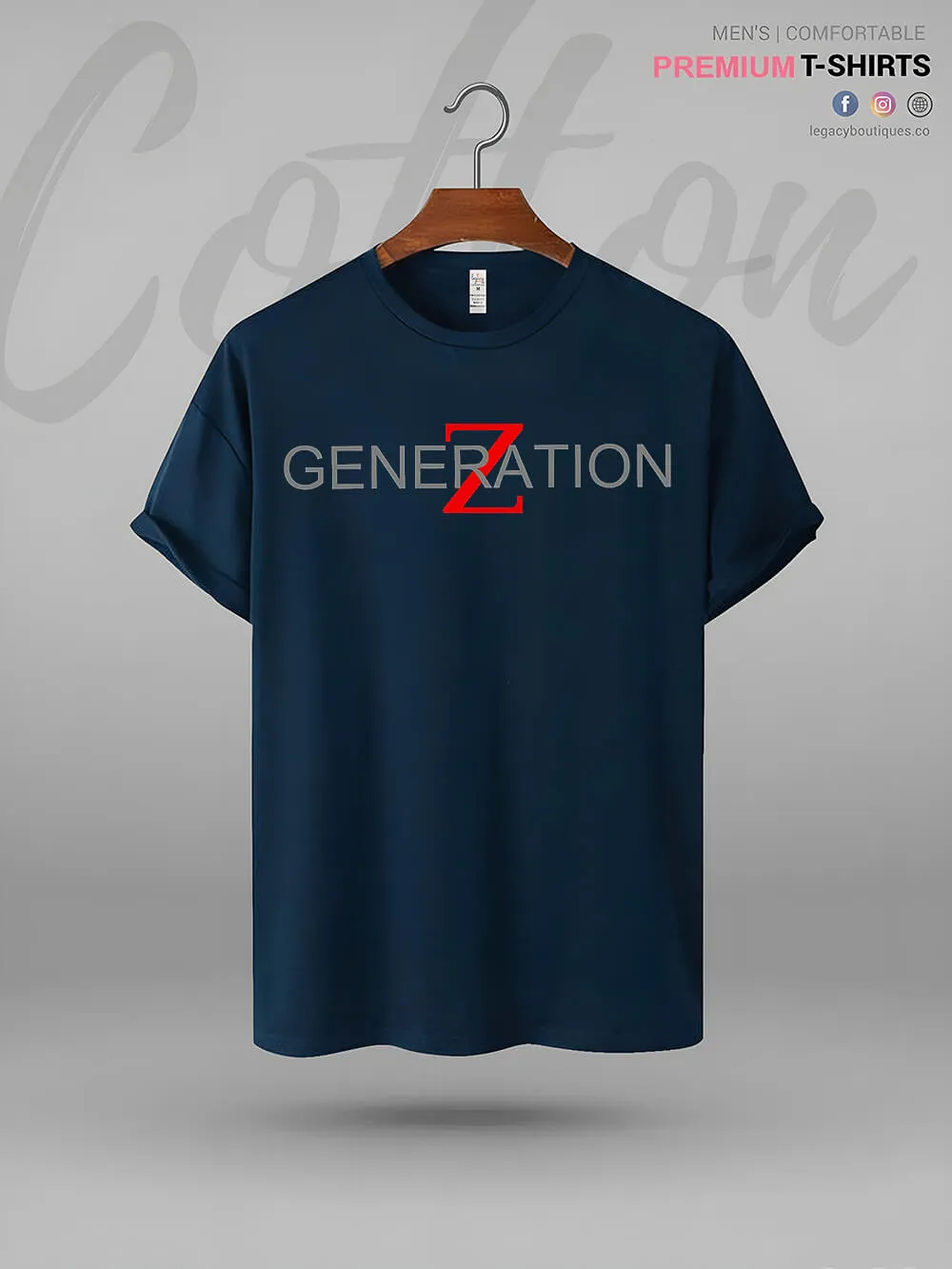 Generation Z High Quality Mens T shirt In Lowest Price In BD
