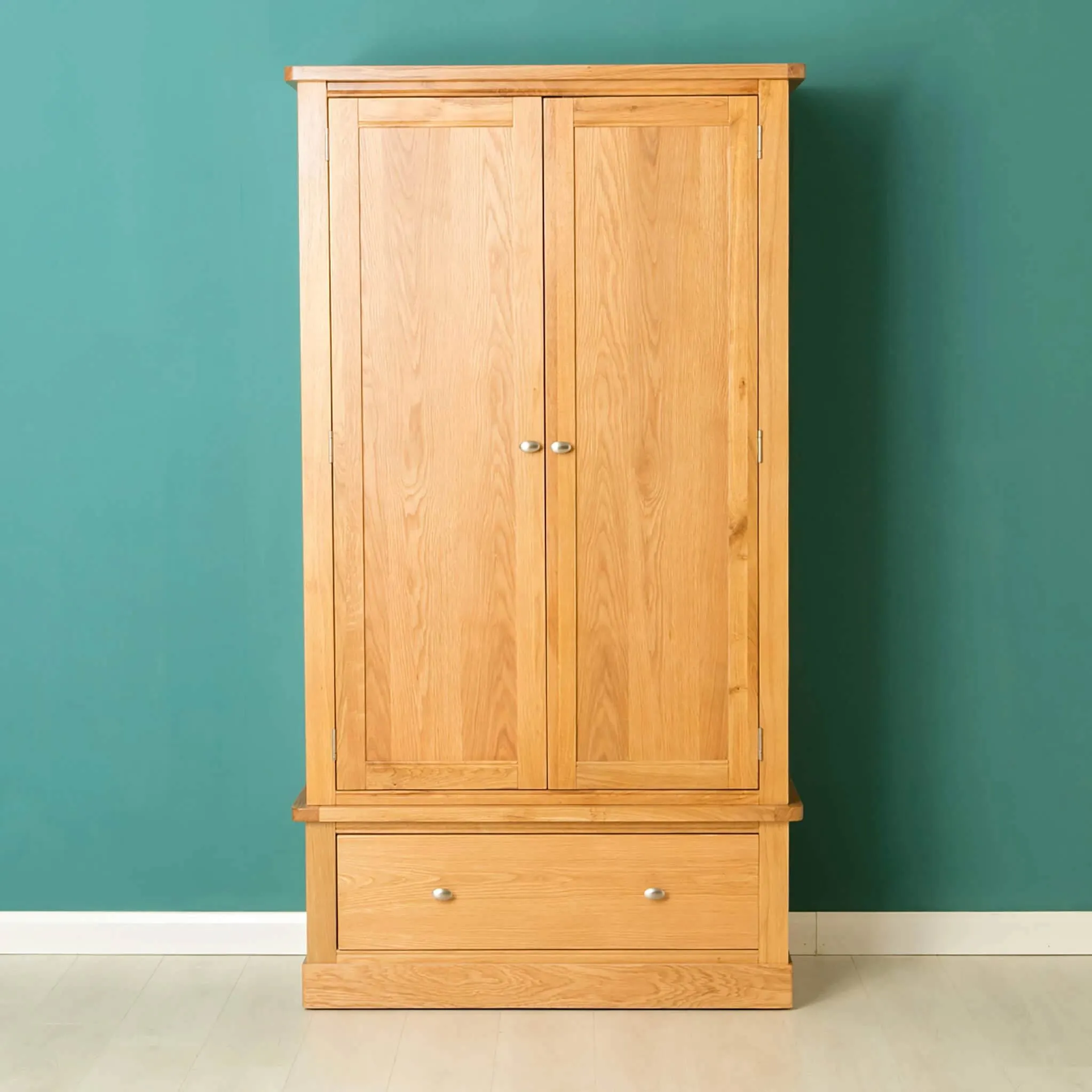 Hampshire Oak Double Wardrobe
