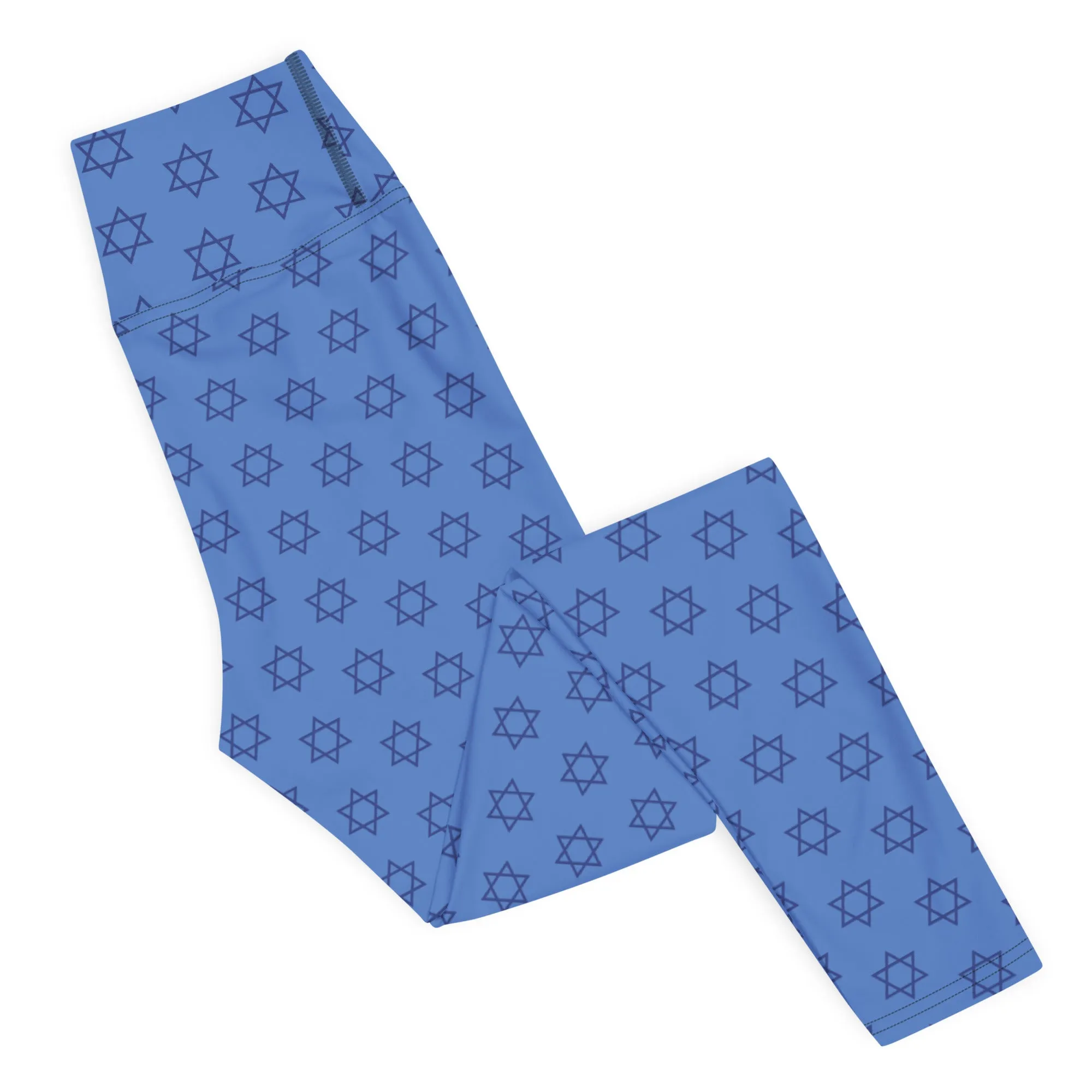 Hanukkah Print Yoga Leggings