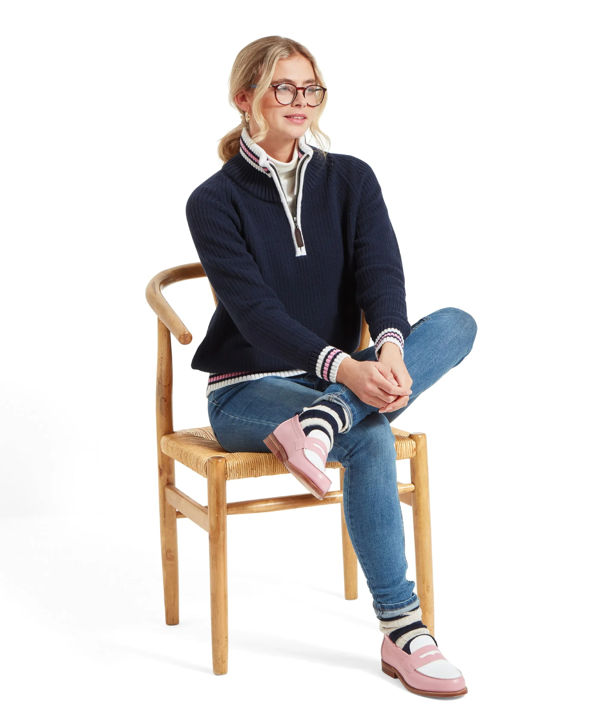 Havelet Bay 1/4 Zip Jumper