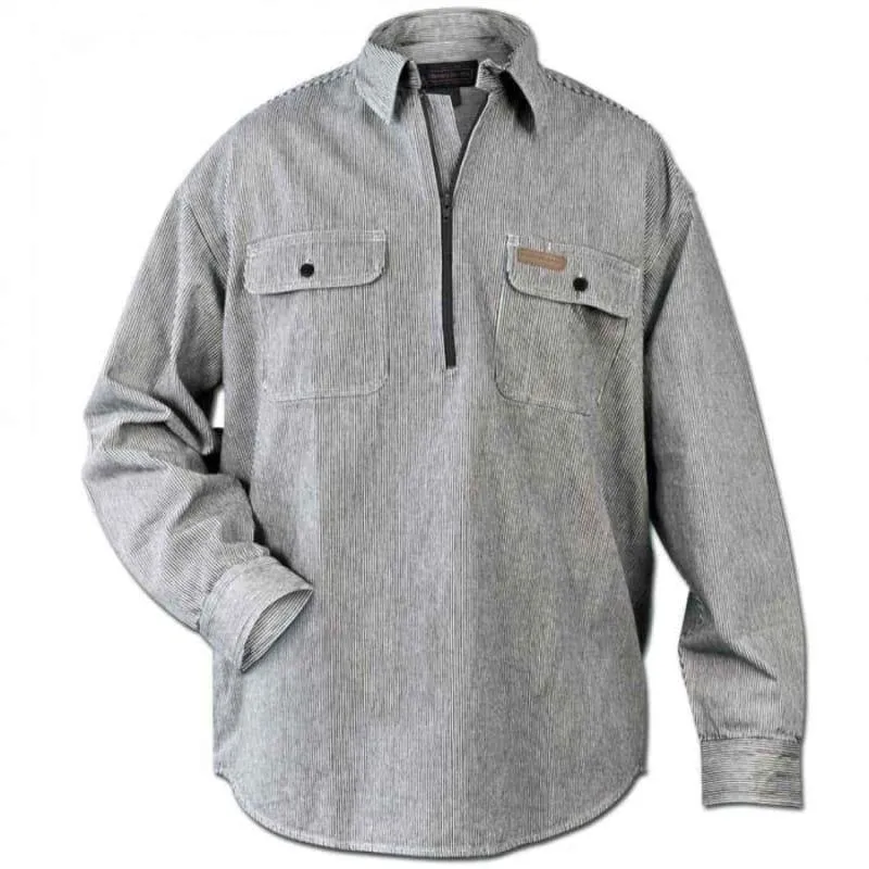 Hickory Shirt Co. Long Sleeve 1/2 Zip Shirt