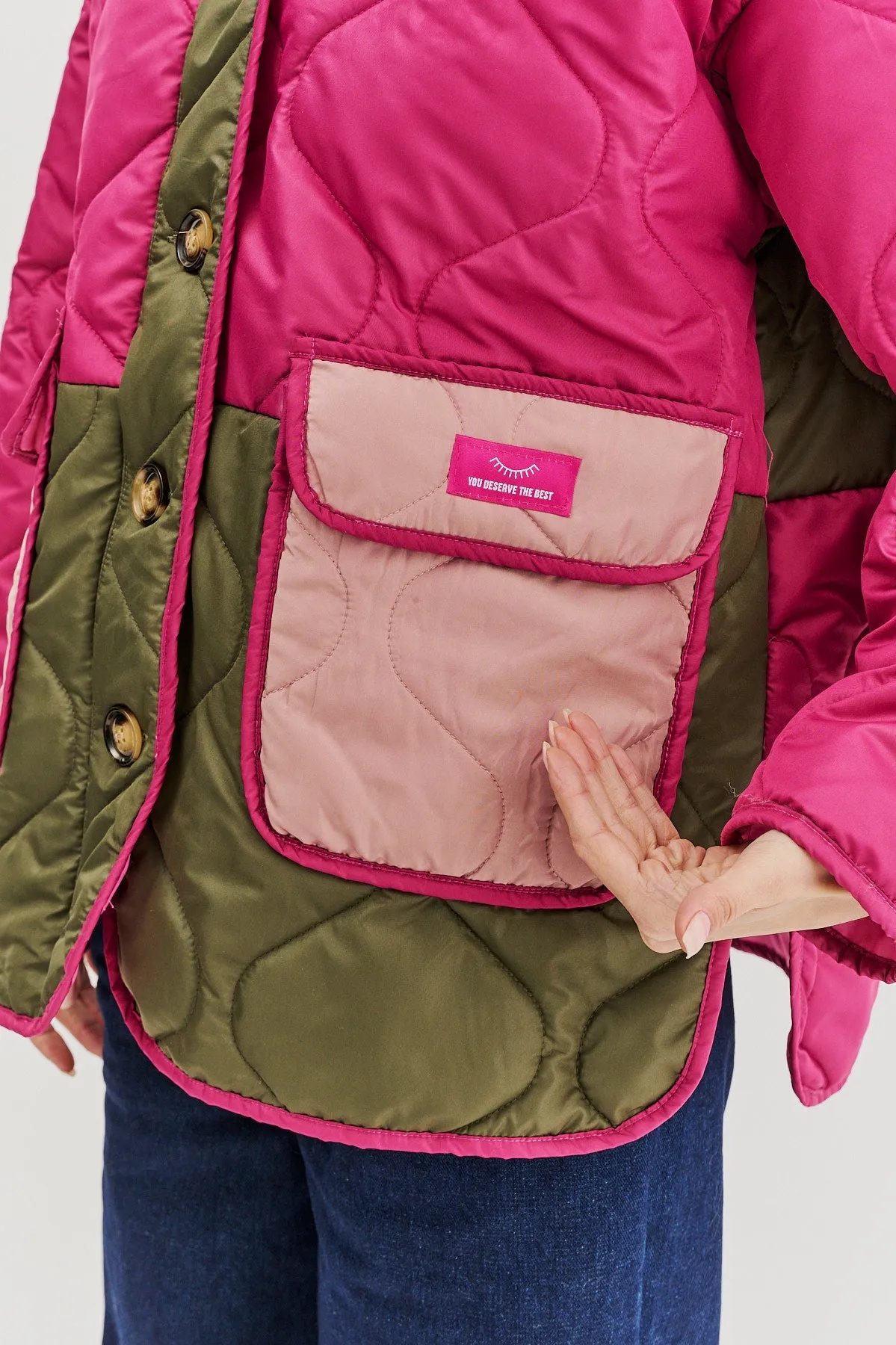 Imagine lightweight quilted jacket