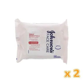 Johnson's Facial Cleansing Wipes - Normal Skin (2 X 25 Wipes)