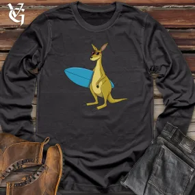 Kangaroo With Surfboard Long Sleeve