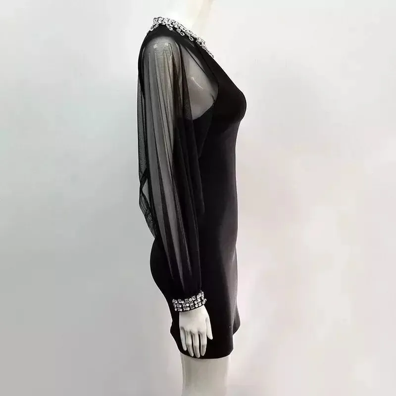Knit cocktail dress