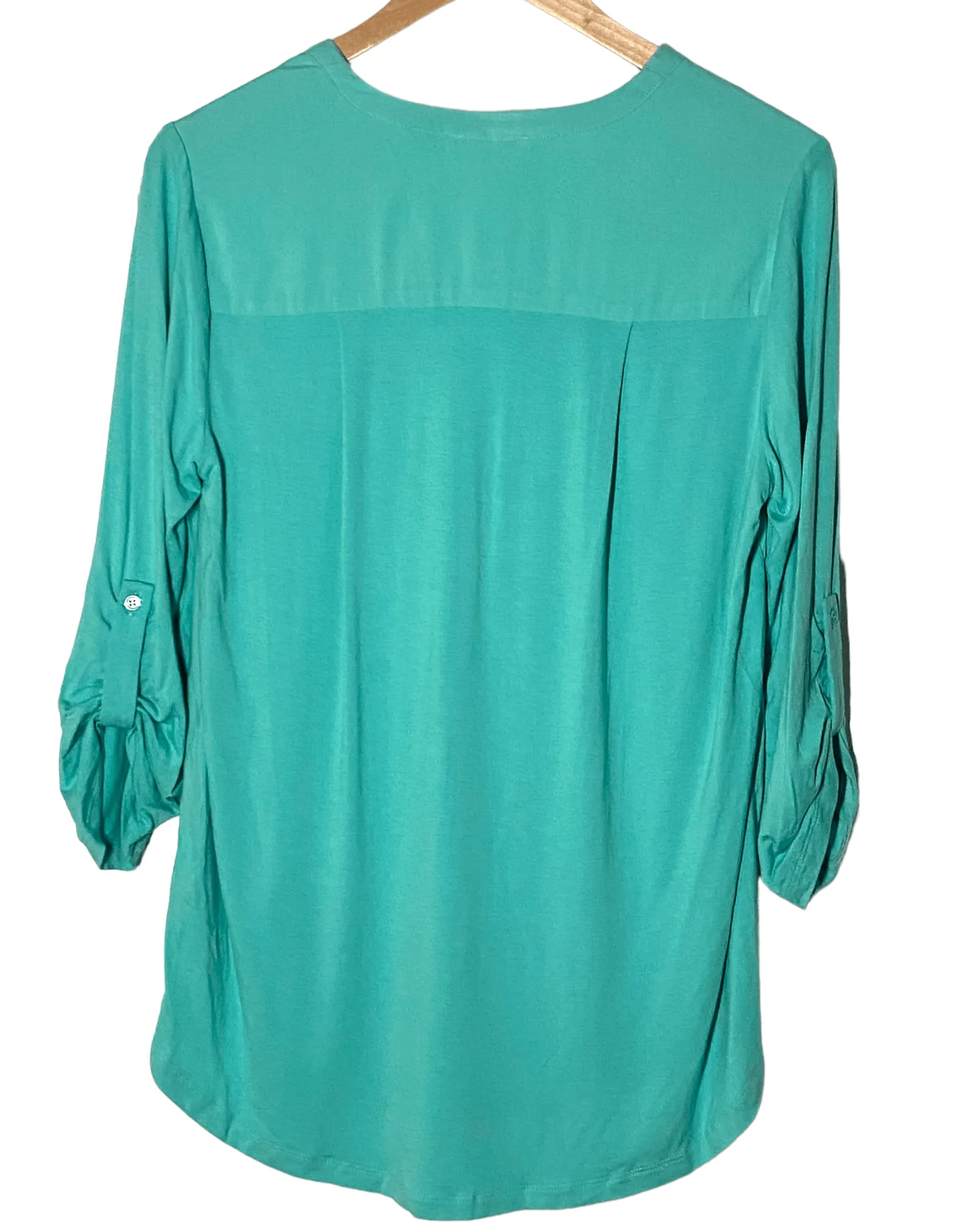 Light Spring Aqua Ripple Tunic