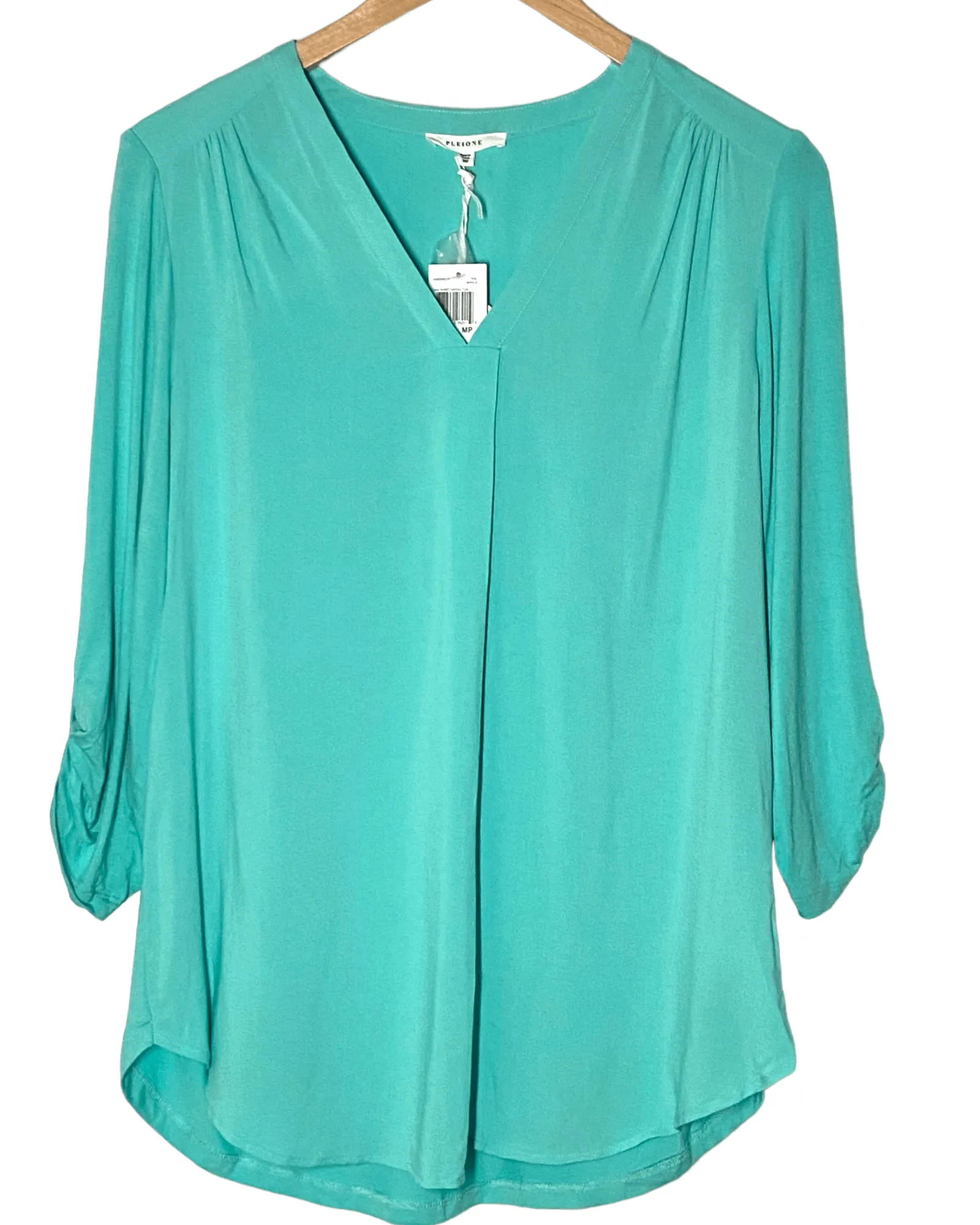 Light Spring Aqua Ripple Tunic