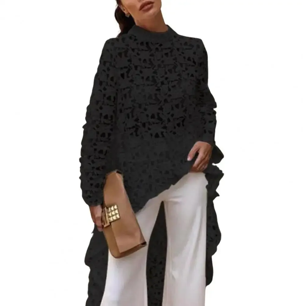 Long Sleeve Mesh Top
