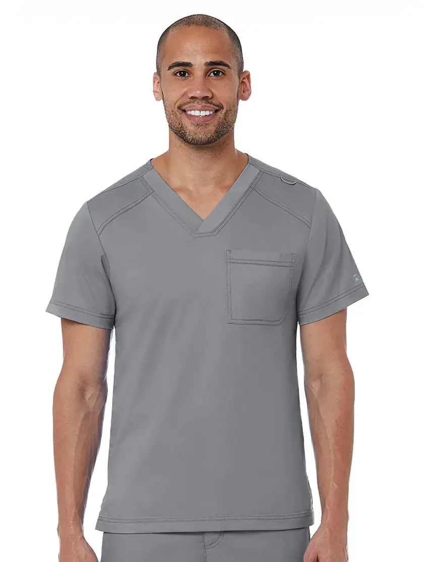 Maevn Men's Basic V-Neck Scrub Top