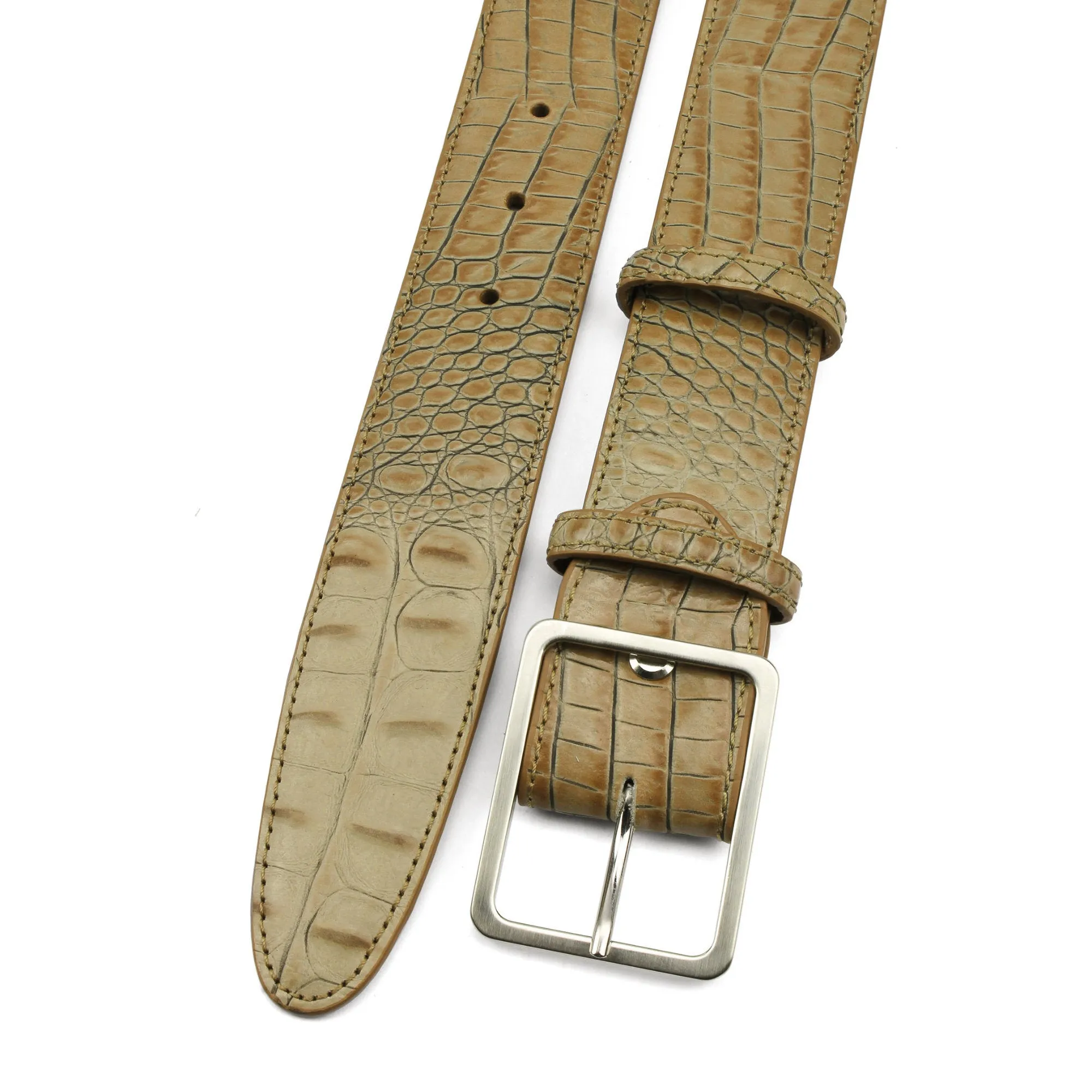 Magic Mushroom Mock Croc Frame Belt