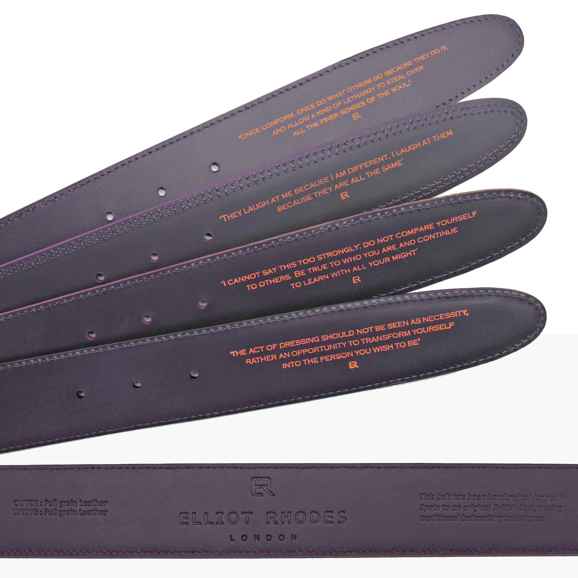 Magic Mushroom Mock Croc Frame Belt